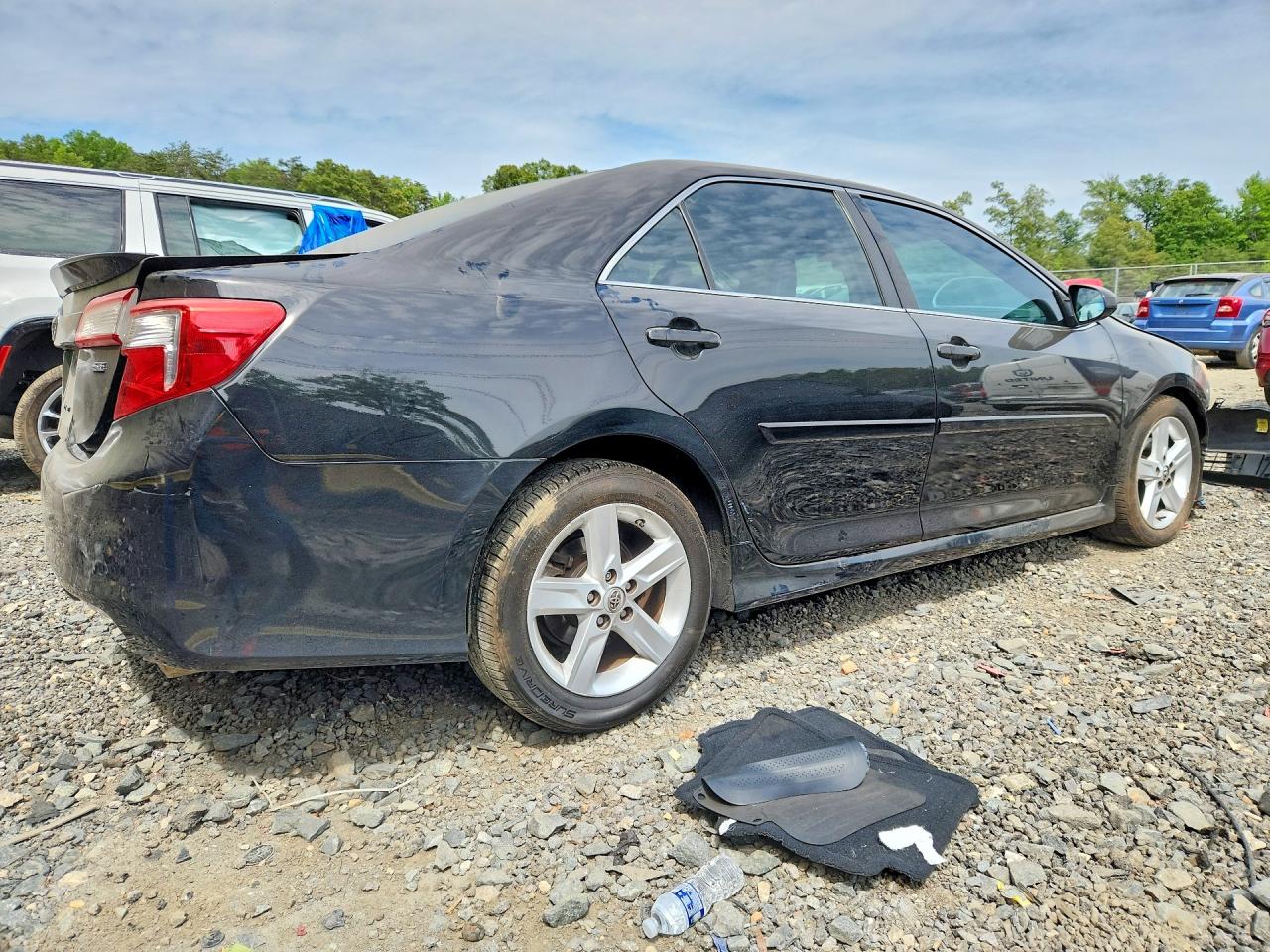 2014 Toyota Camry Se Black vin: 4T1BF1FK7EU305075