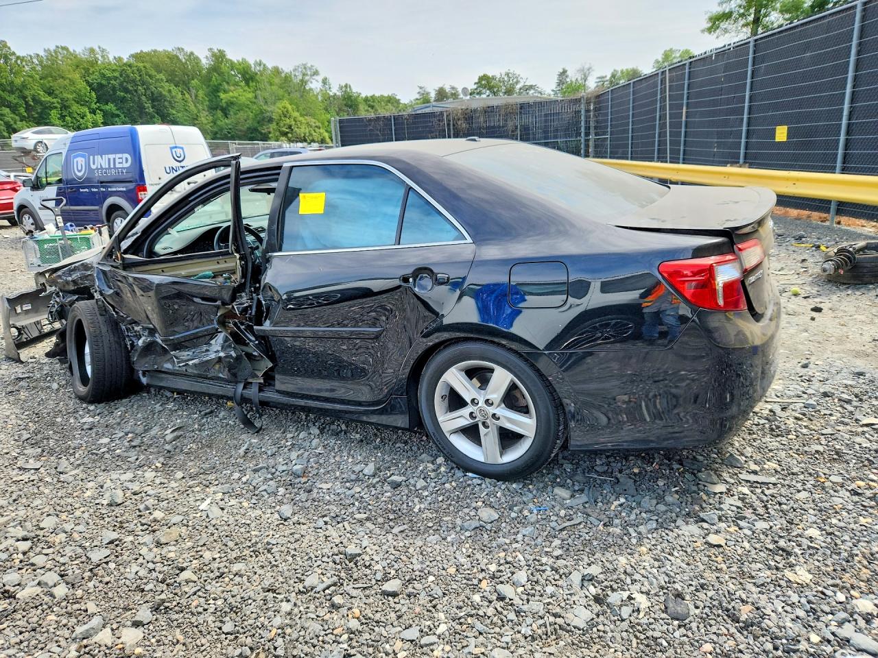 2014 Toyota Camry Se Black vin: 4T1BF1FK7EU305075