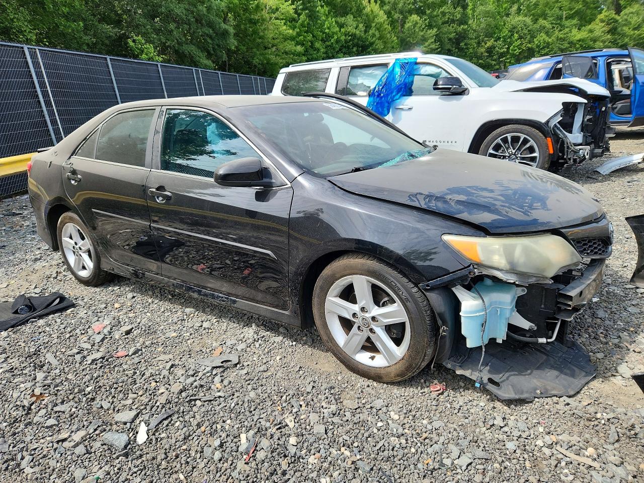 2014 Toyota Camry Se Black vin: 4T1BF1FK7EU305075