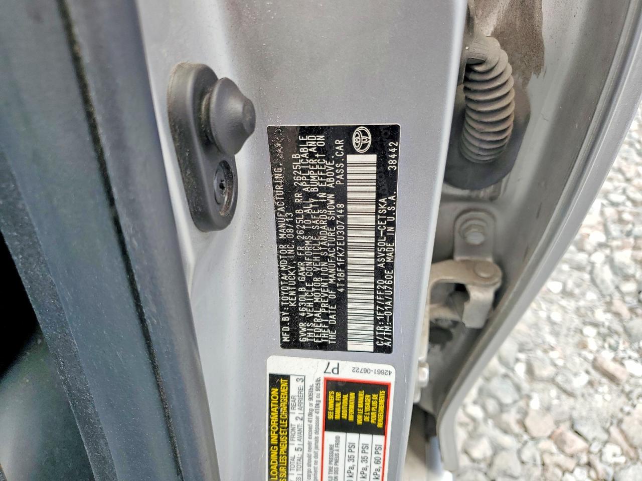 2014 Toyota Camry Se Silver vin: 4T1BF1FK7EU307148