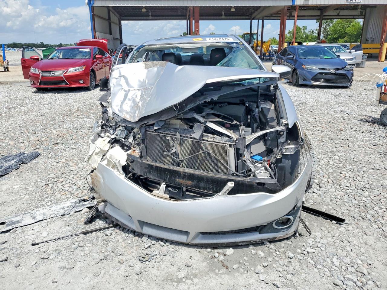 2014 Toyota Camry Se Silver vin: 4T1BF1FK7EU307148