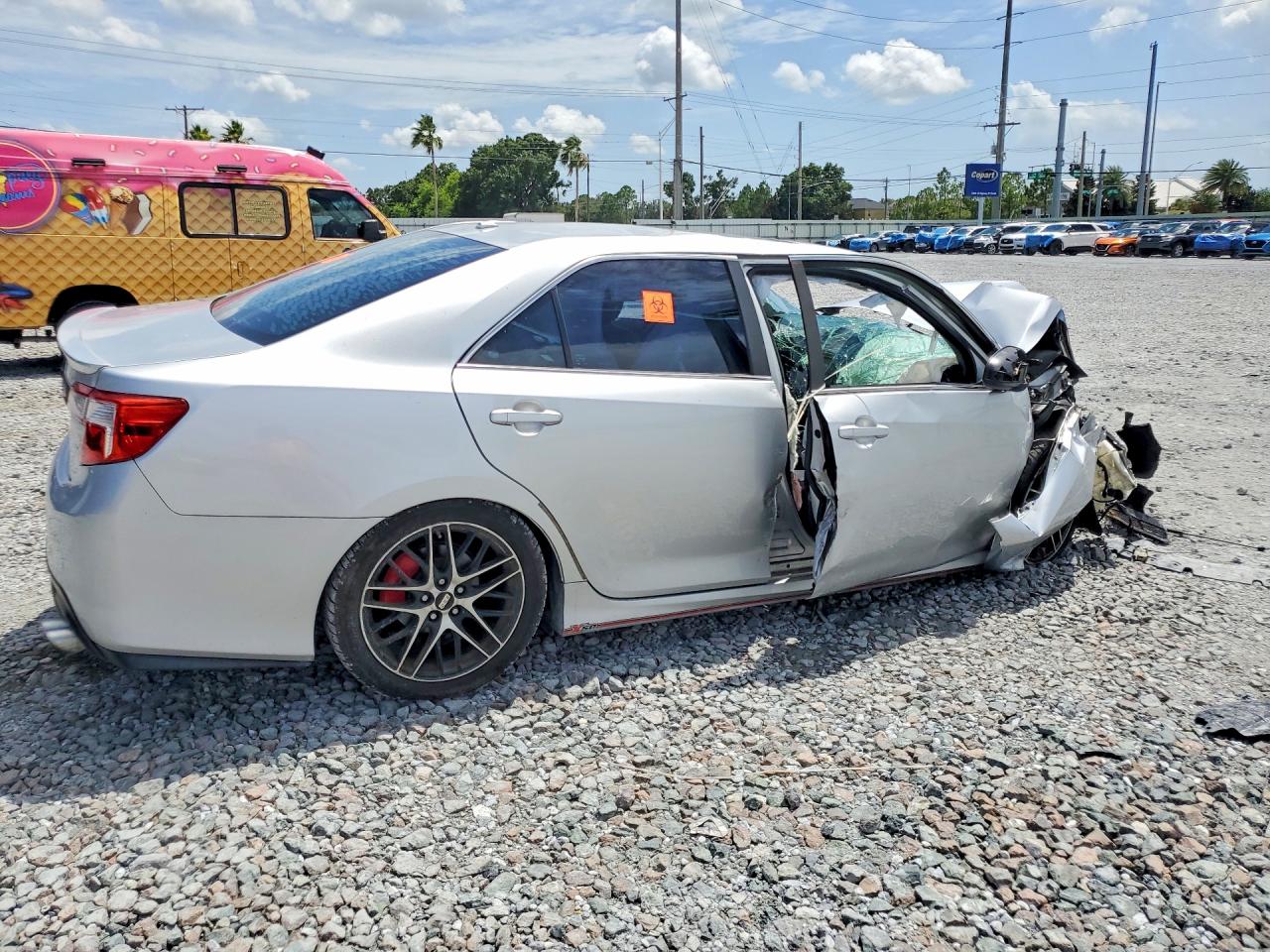 2014 Toyota Camry Se Silver vin: 4T1BF1FK7EU307148