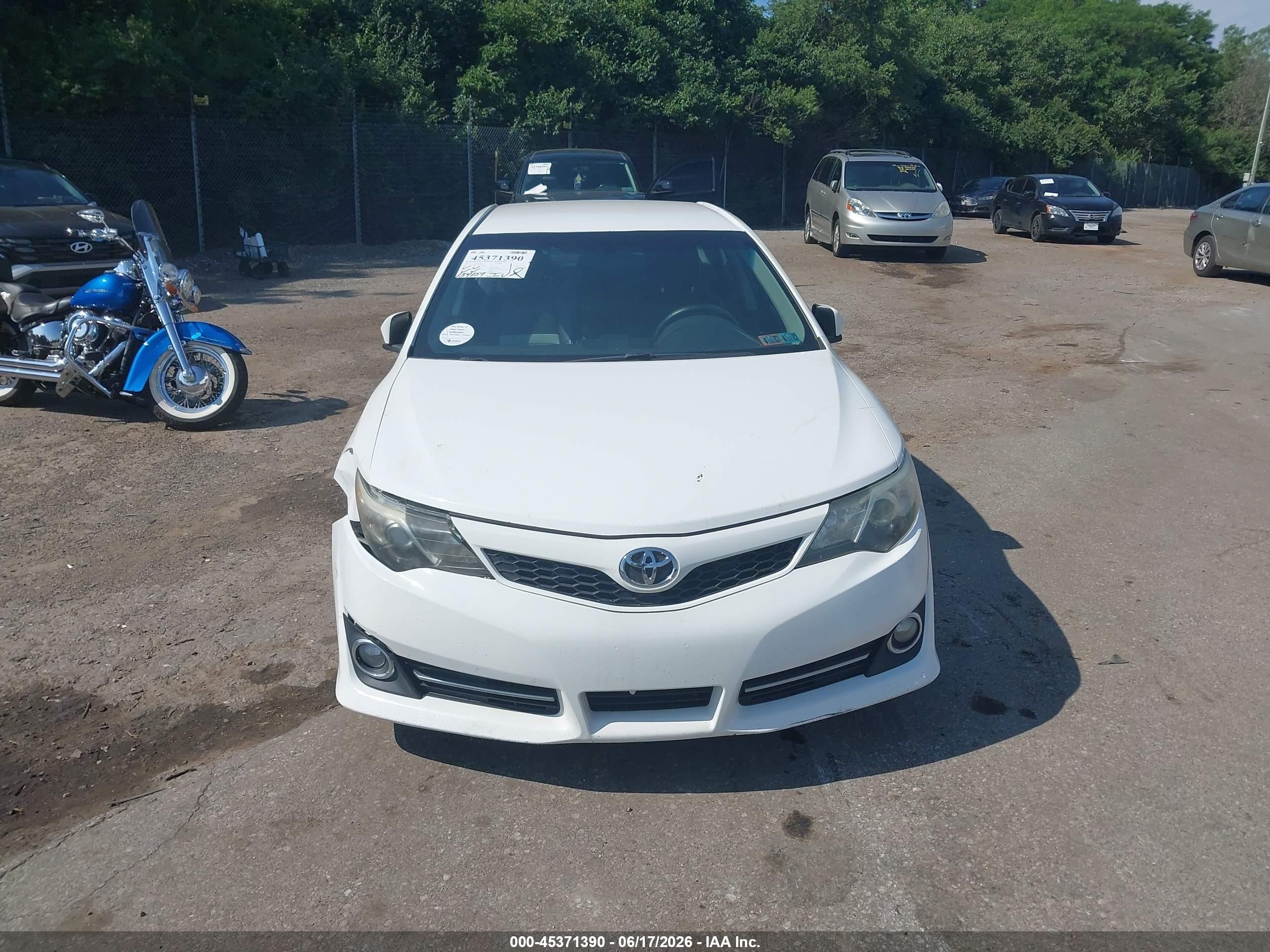 2014 Toyota Camry Se Белый vin: 4T1BF1FK7EU307196
