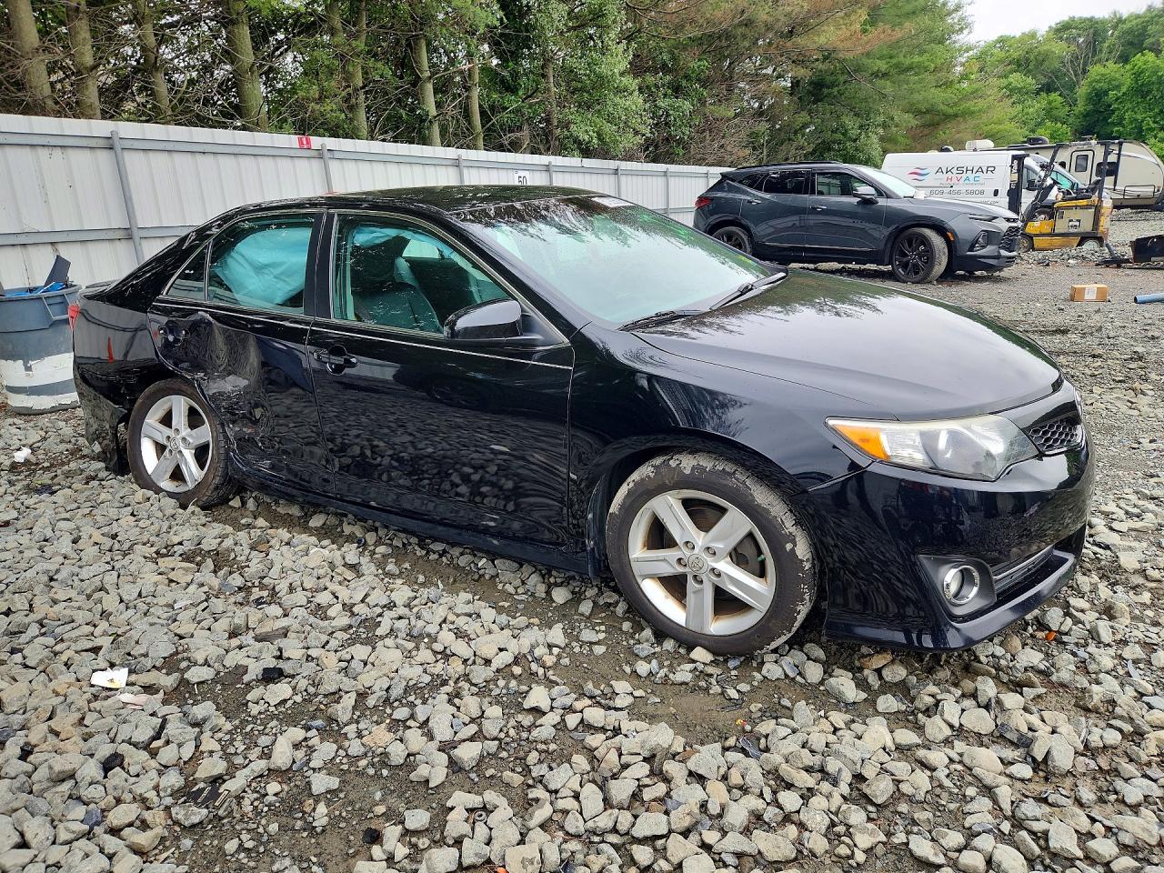 2014 Toyota Camry Se Black vin: 4T1BF1FK7EU309059