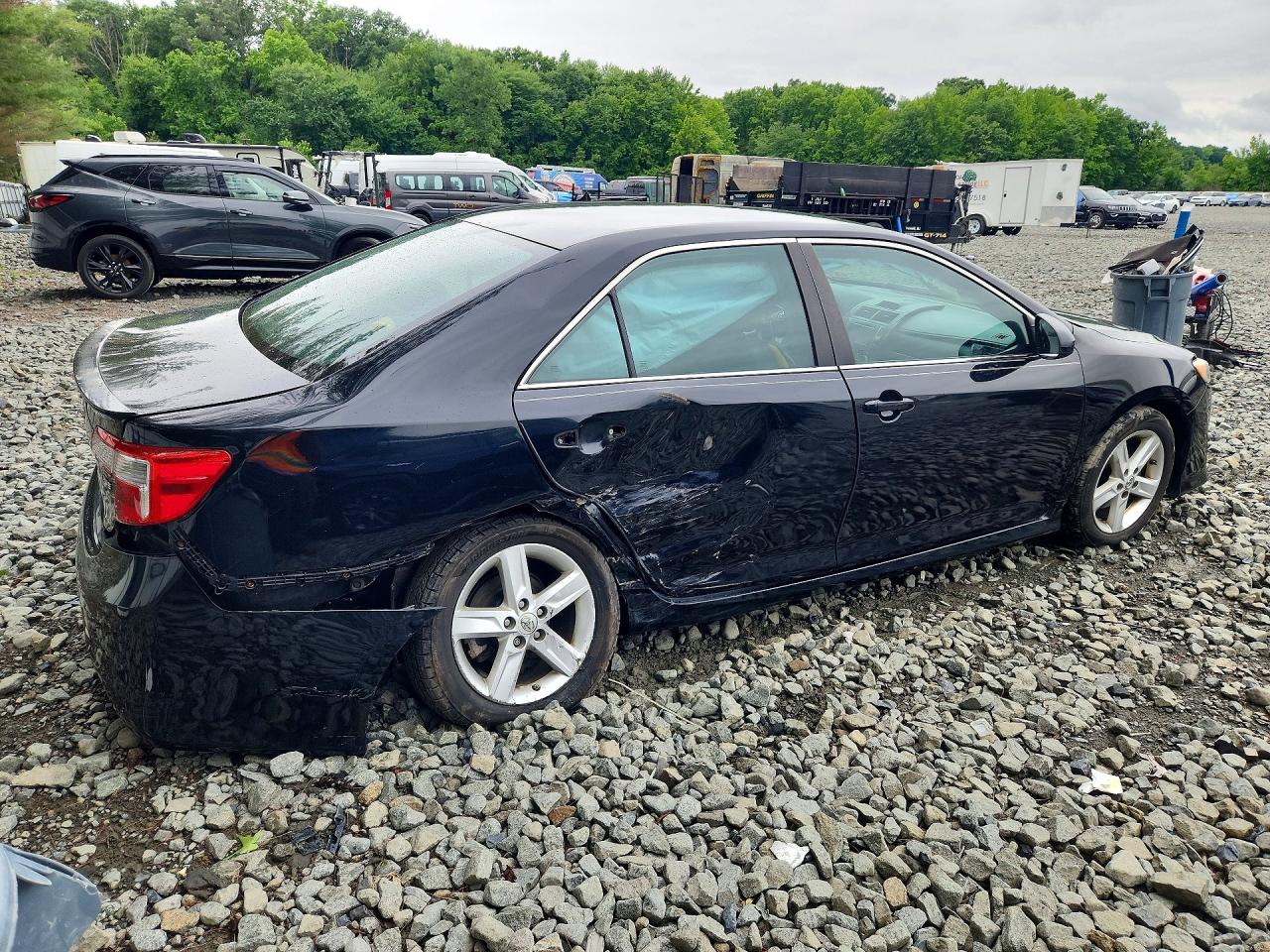 2014 Toyota Camry Se Black vin: 4T1BF1FK7EU309059