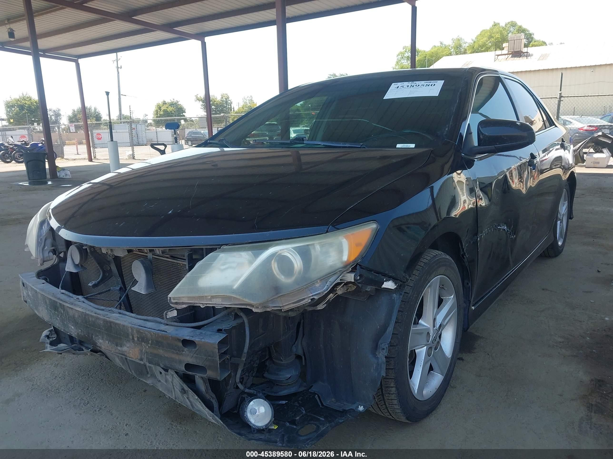 2014 Toyota Camry Se Black vin: 4T1BF1FK7EU312284