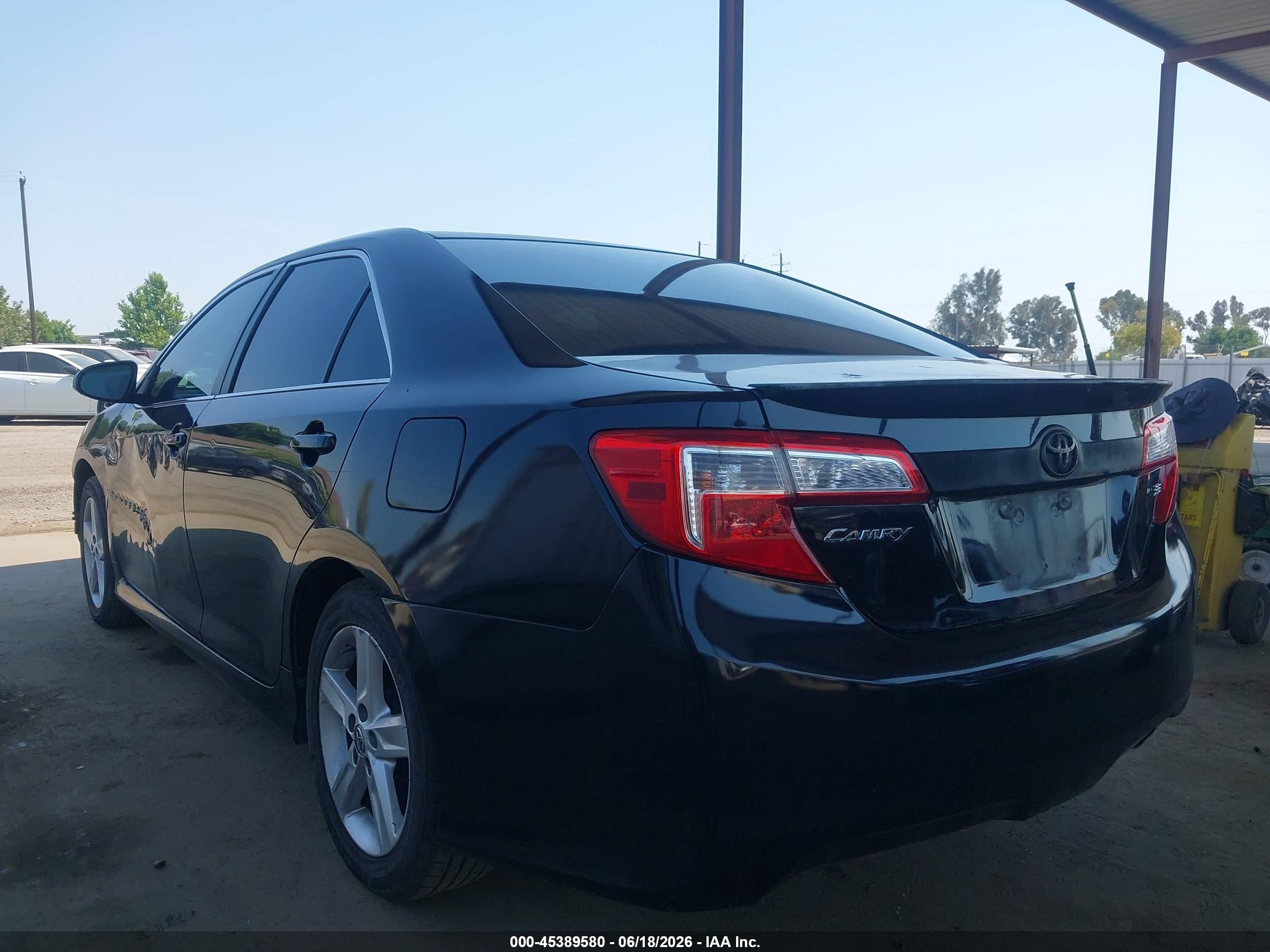 2014 Toyota Camry Se Black vin: 4T1BF1FK7EU312284