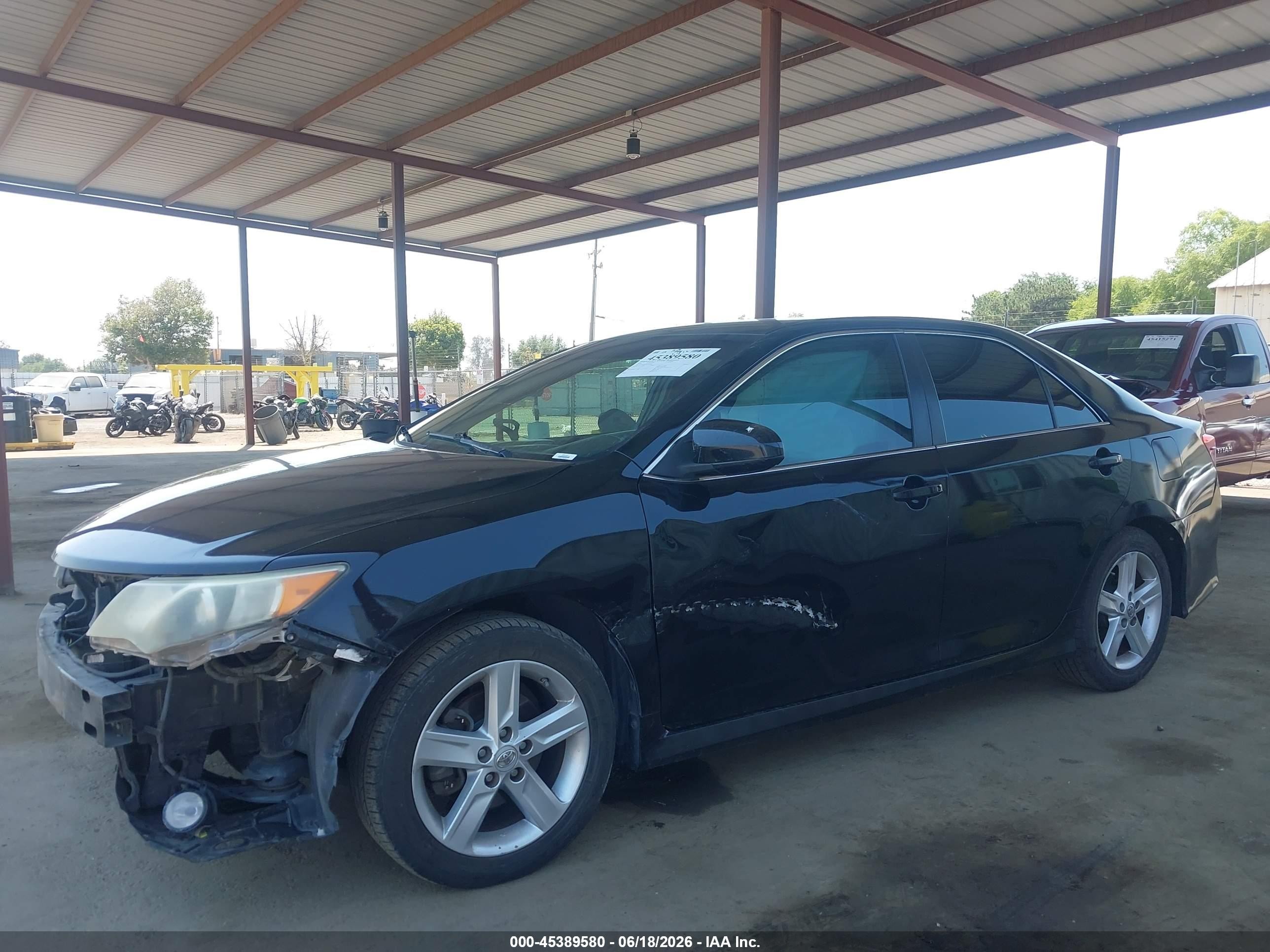 2014 Toyota Camry Se Black vin: 4T1BF1FK7EU312284