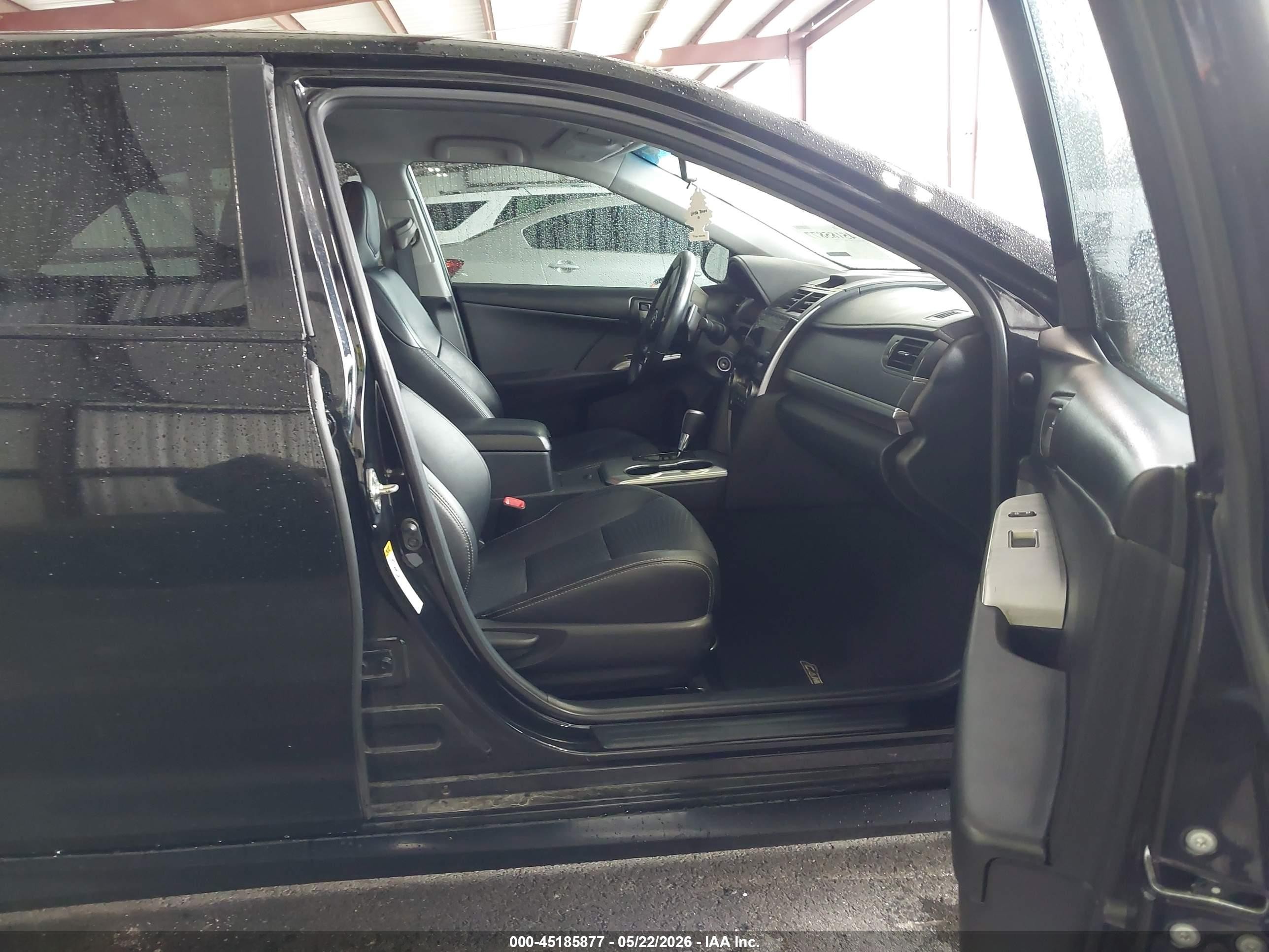 2014 Toyota Camry Se Black vin: 4T1BF1FK7EU318747