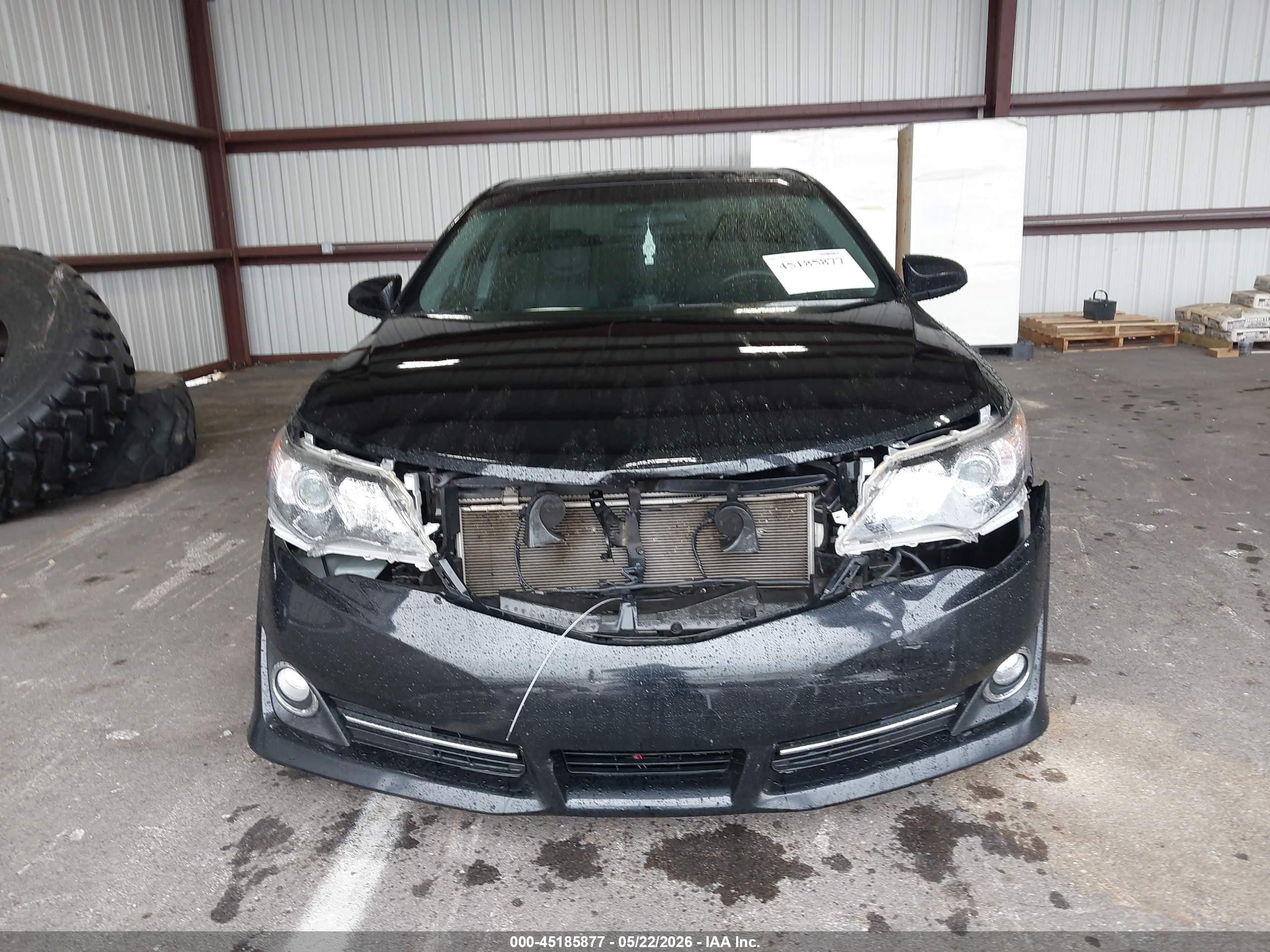 2014 Toyota Camry Se Black vin: 4T1BF1FK7EU318747