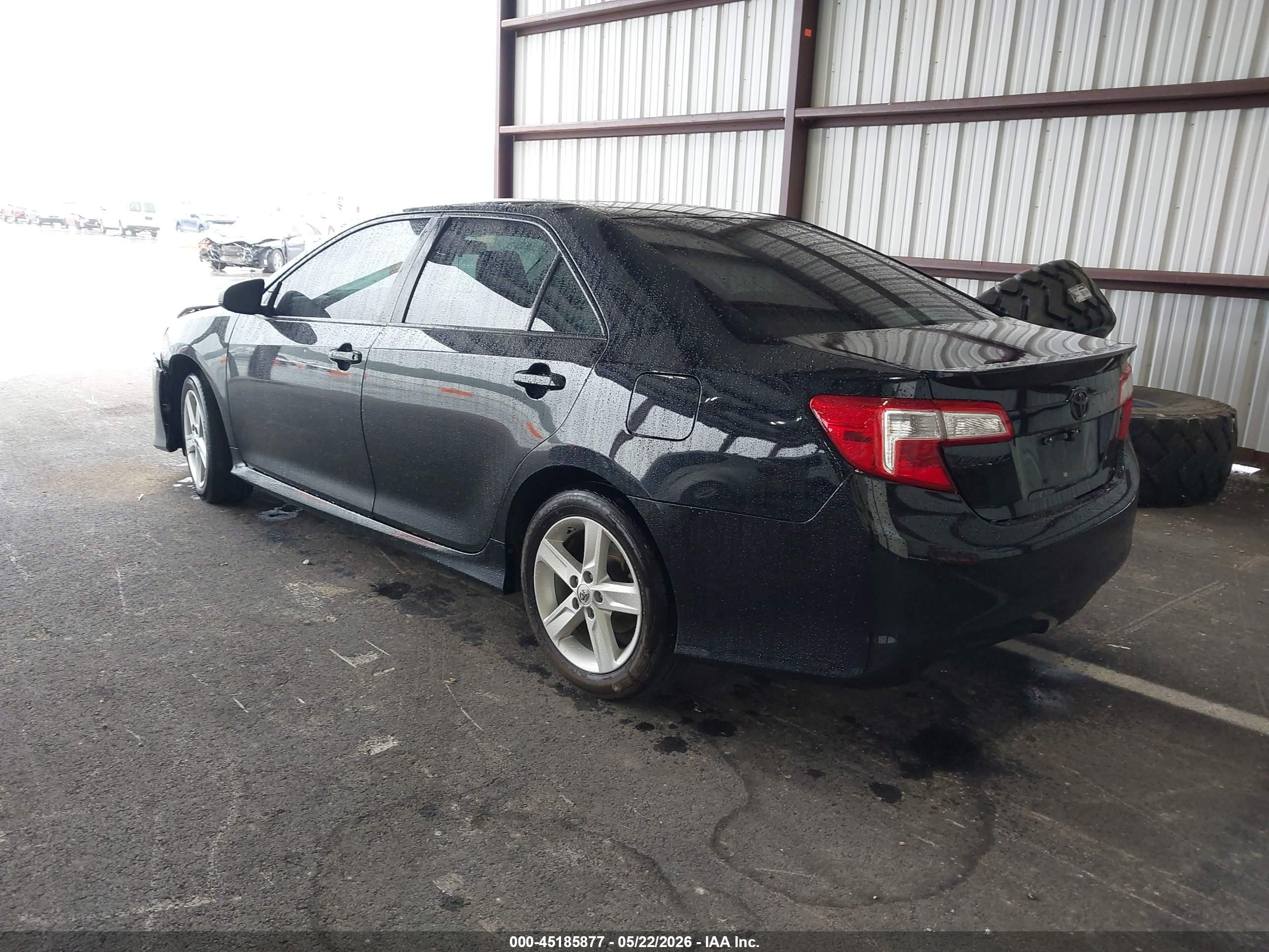 2014 Toyota Camry Se Black vin: 4T1BF1FK7EU318747