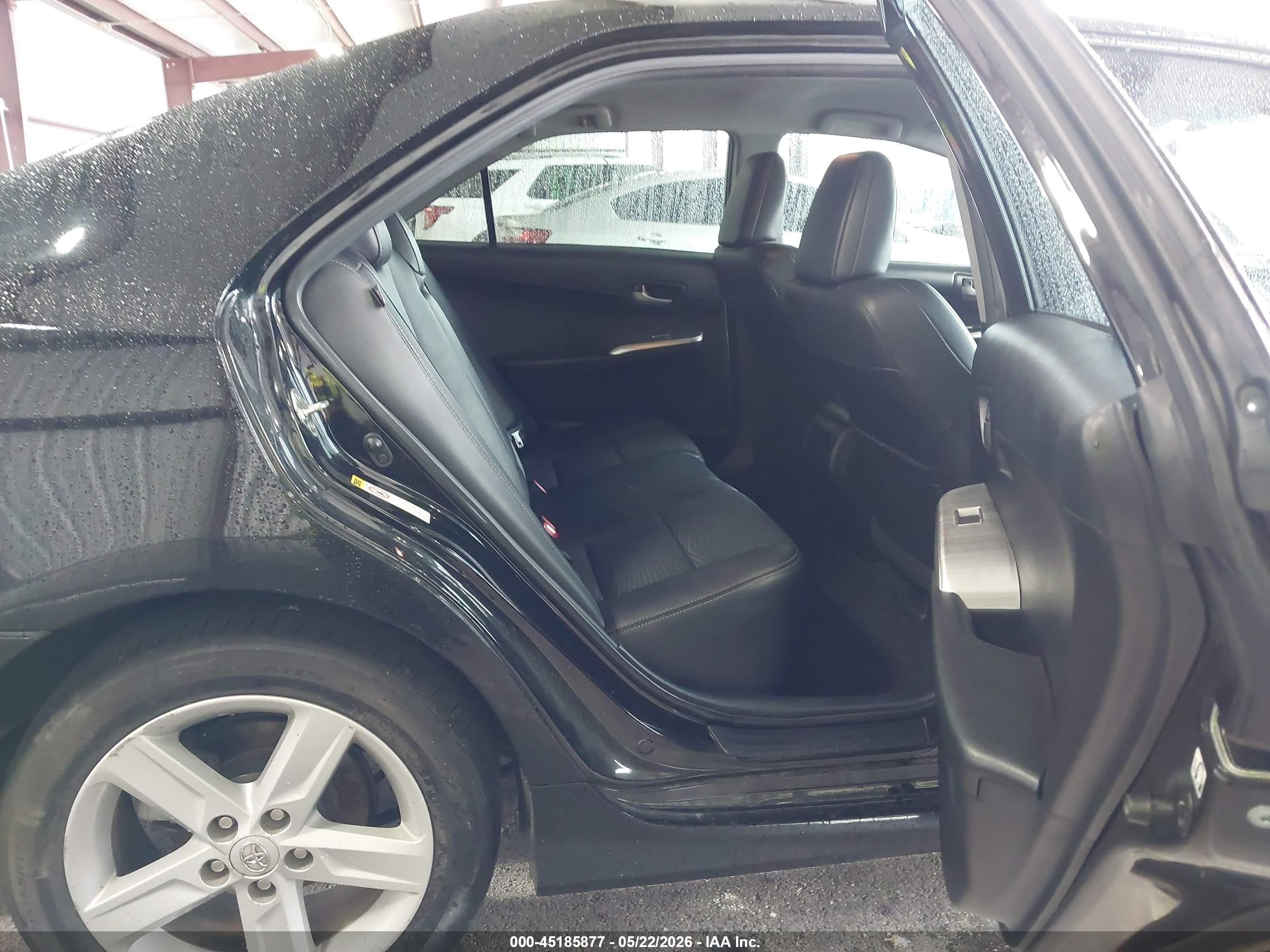 2014 Toyota Camry Se Black vin: 4T1BF1FK7EU318747