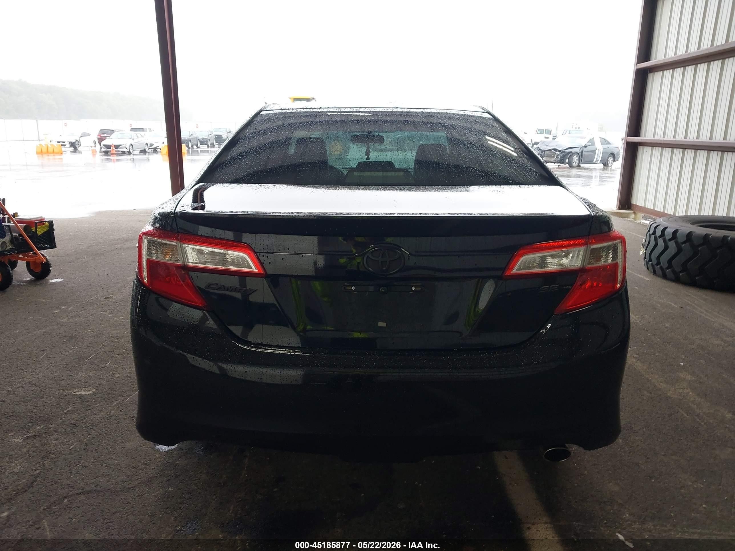 2014 Toyota Camry Se Black vin: 4T1BF1FK7EU318747