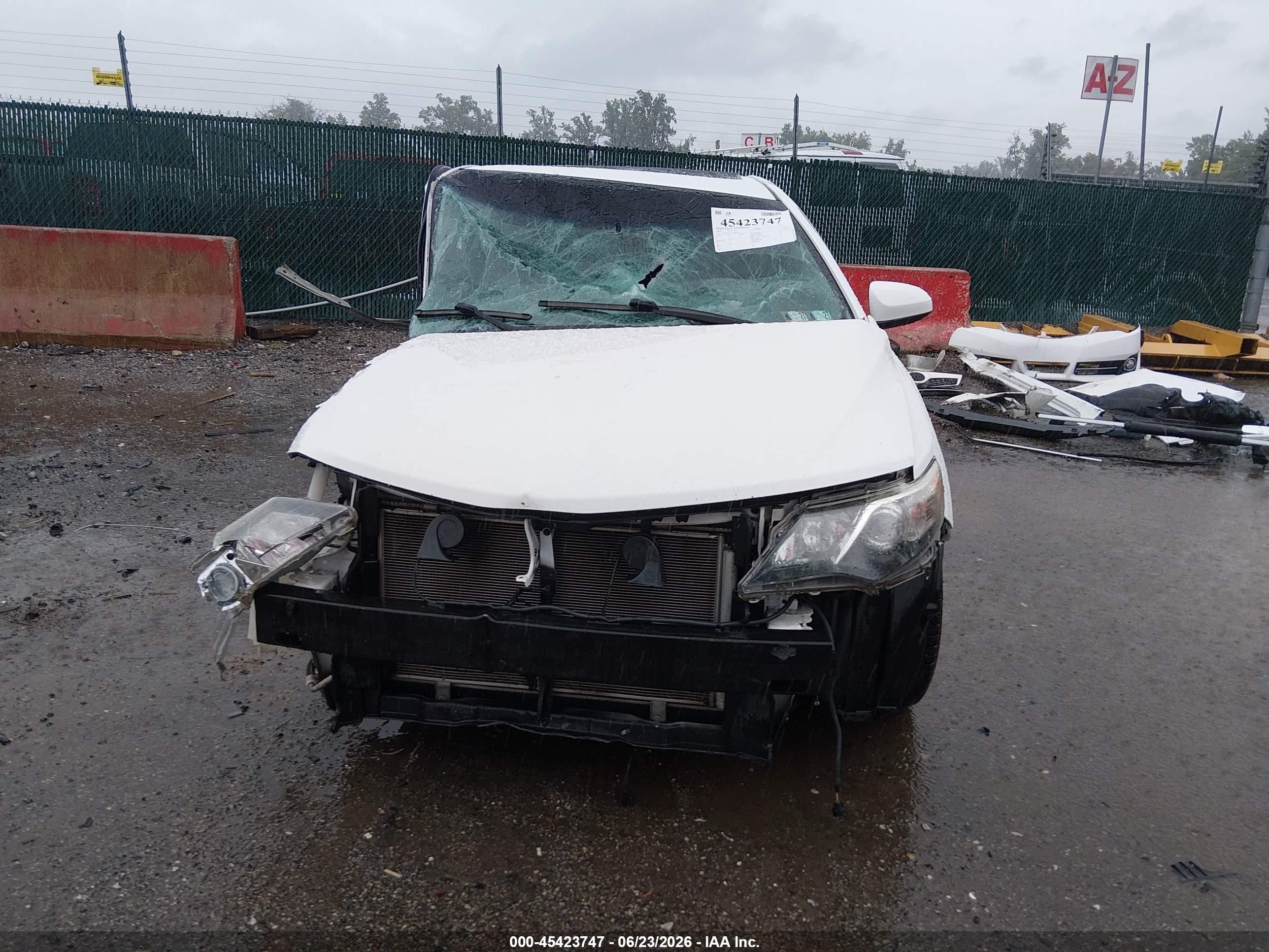 2014 Toyota Camry Se White vin: 4T1BF1FK7EU319610