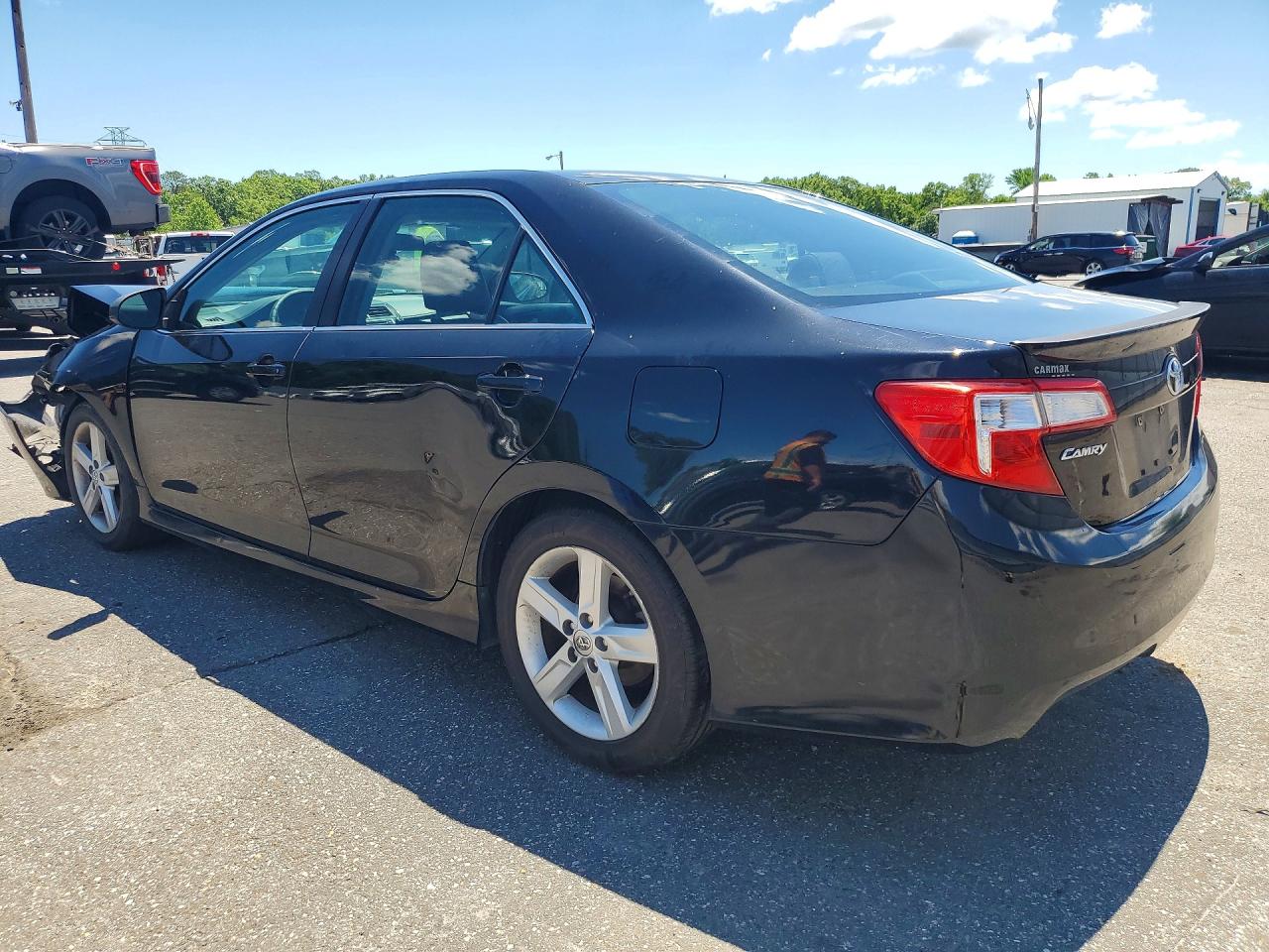 2014 Toyota Camry Se Black vin: 4T1BF1FK7EU322166