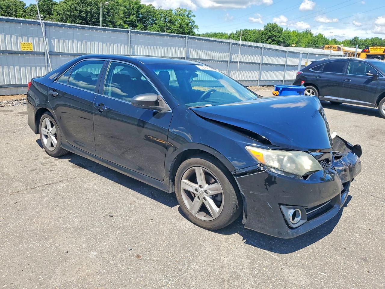 2014 Toyota Camry Se Black vin: 4T1BF1FK7EU322166