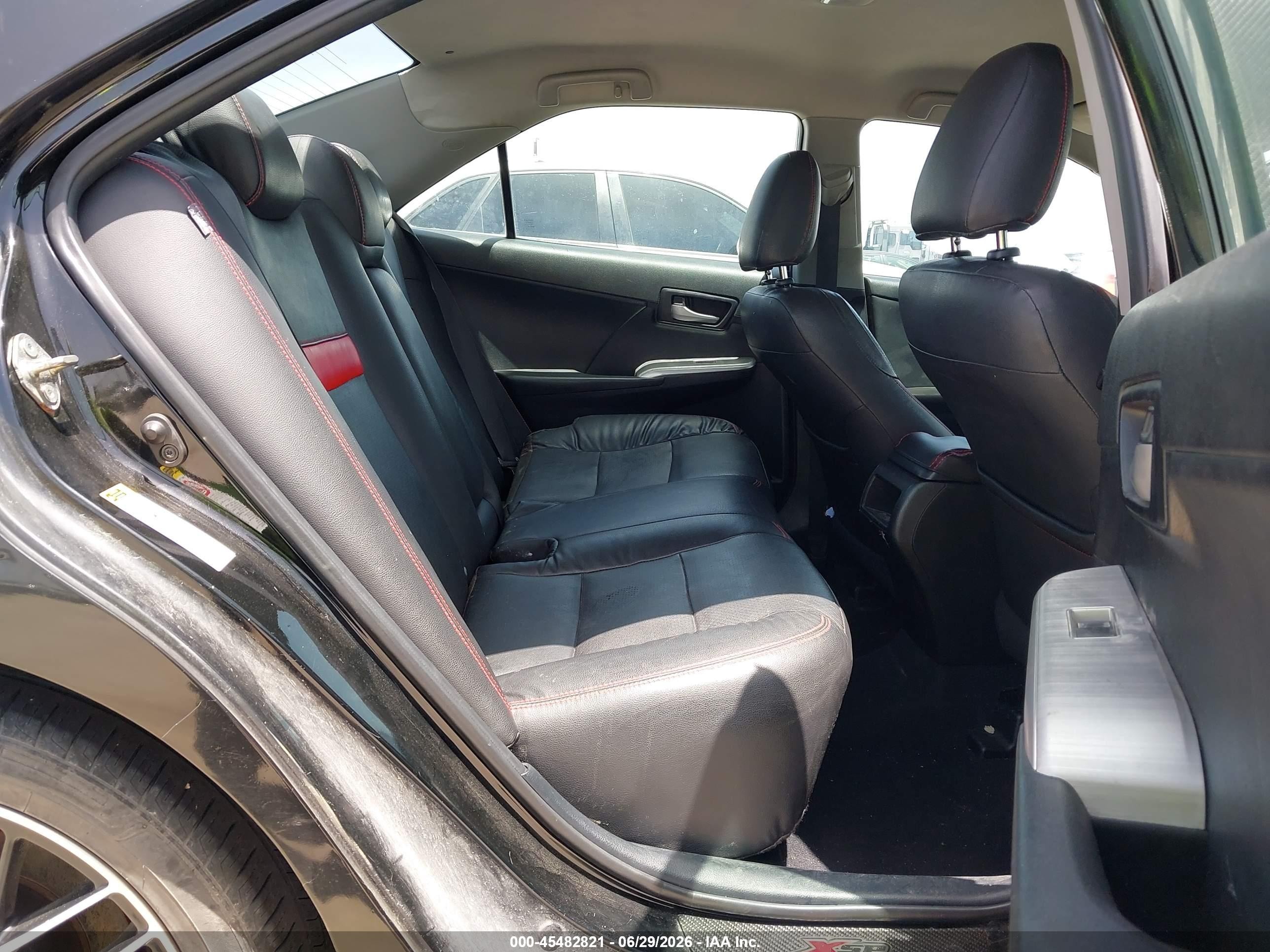 2014 Toyota Camry Se Черный vin: 4T1BF1FK7EU322846