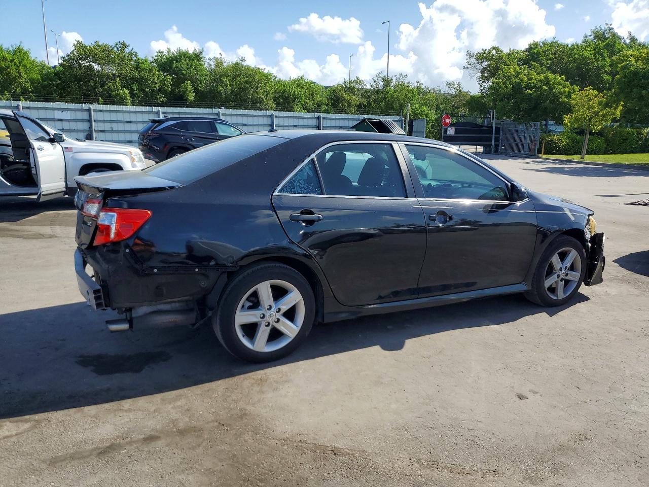 2014 Toyota Camry Se Black vin: 4T1BF1FK7EU329425