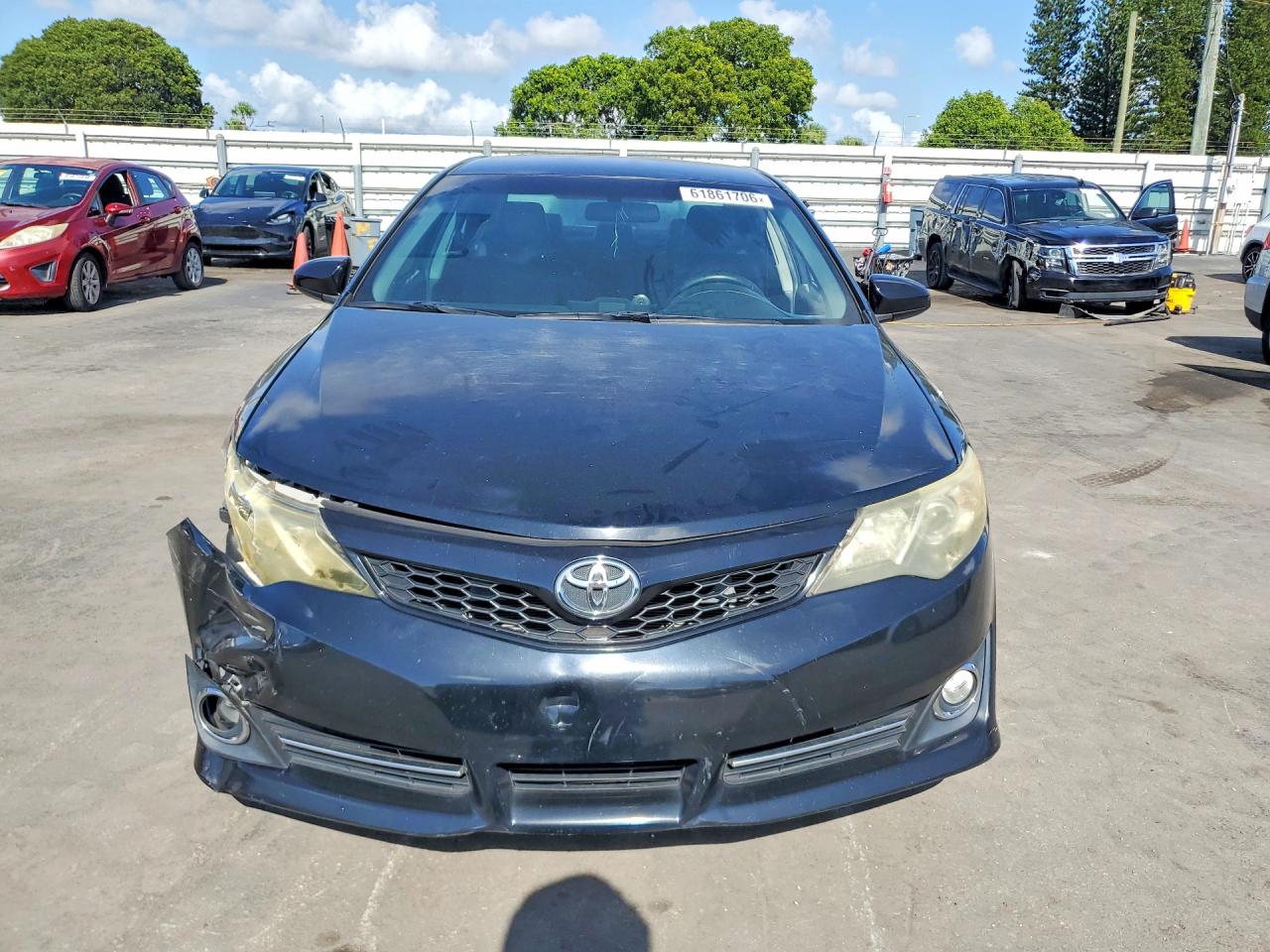 2014 Toyota Camry Se Black vin: 4T1BF1FK7EU329425