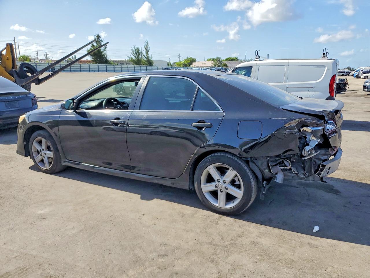 2014 Toyota Camry Se Black vin: 4T1BF1FK7EU329425