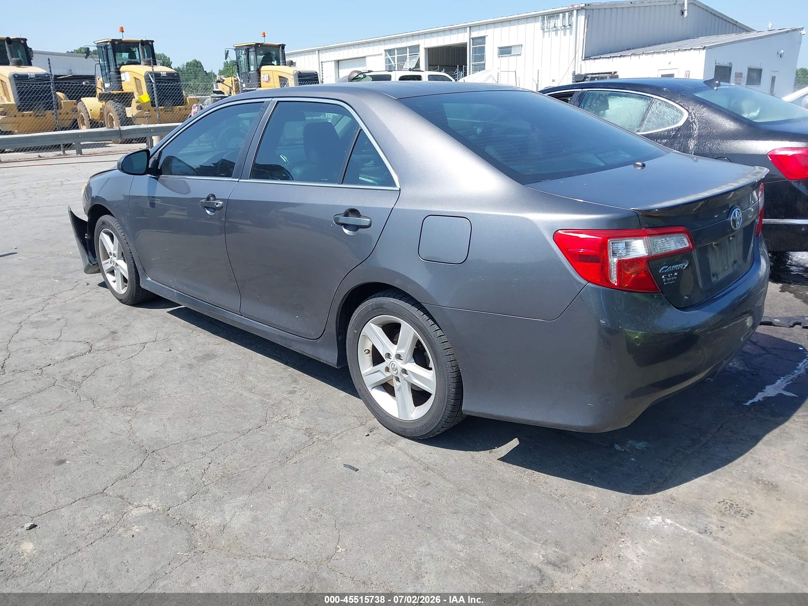 2014 Toyota Camry Se Gray vin: 4T1BF1FK7EU333958