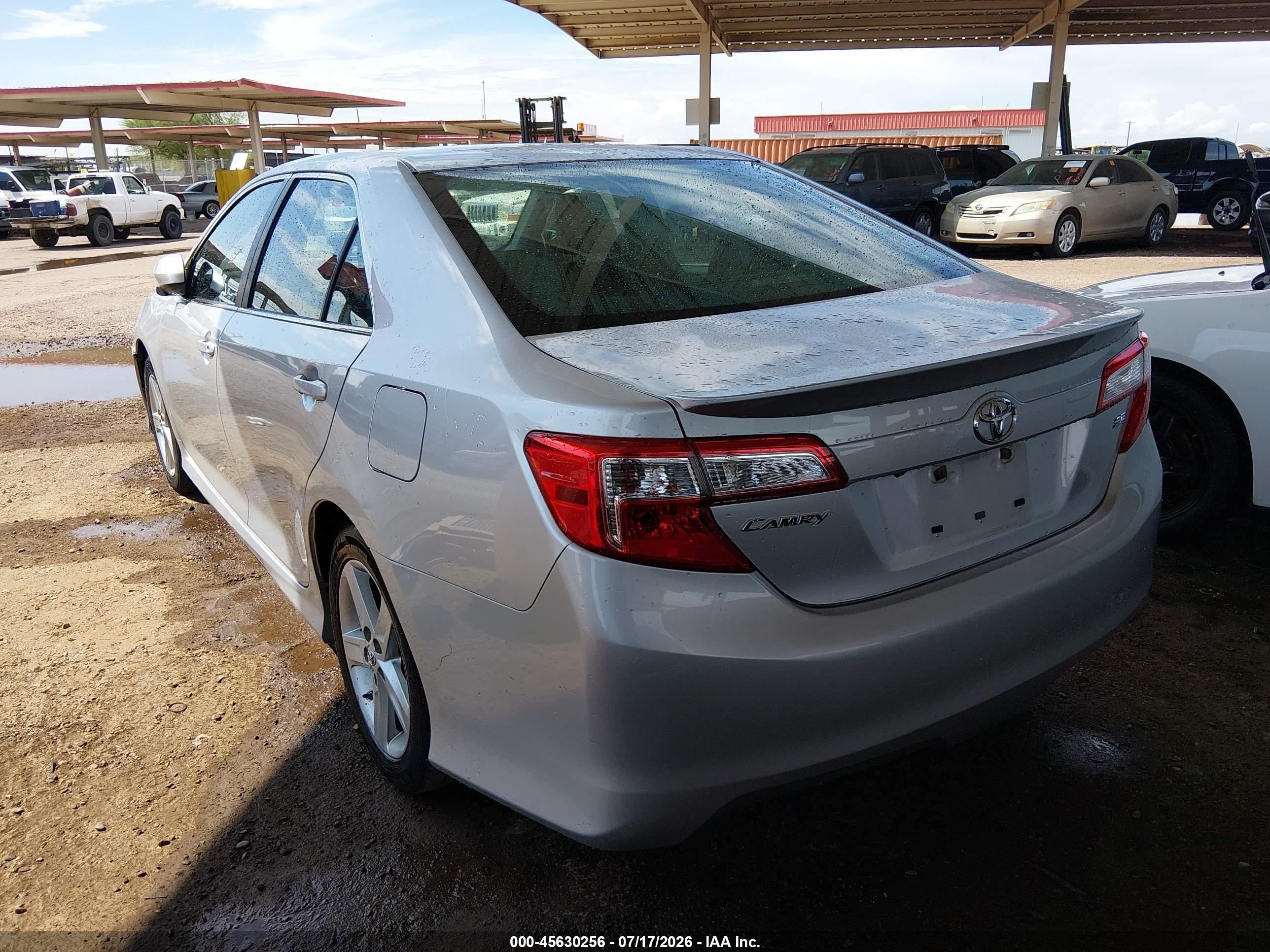2014 Toyota Camry Se Silver vin: 4T1BF1FK7EU367964