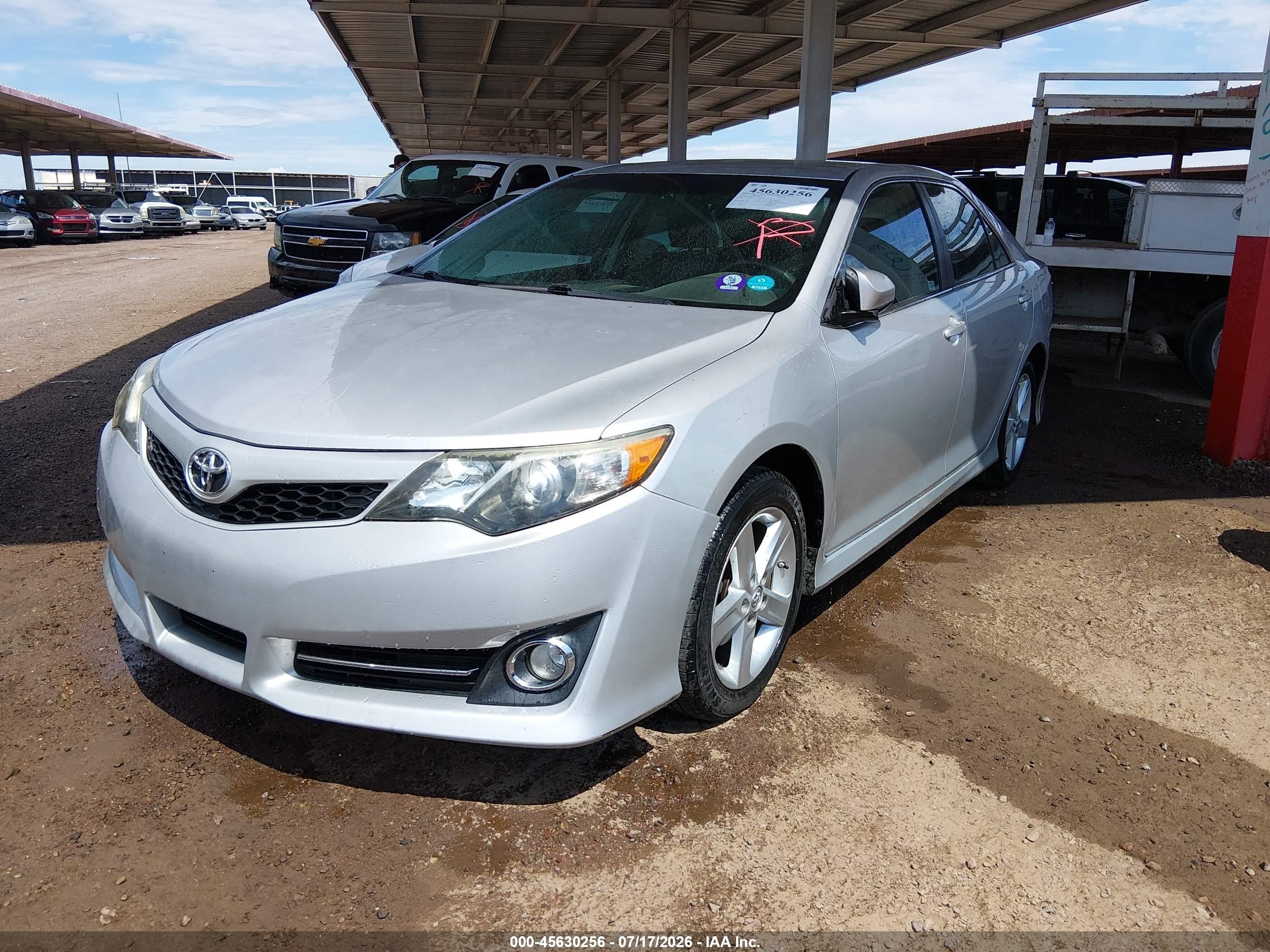 2014 Toyota Camry Se Silver vin: 4T1BF1FK7EU367964