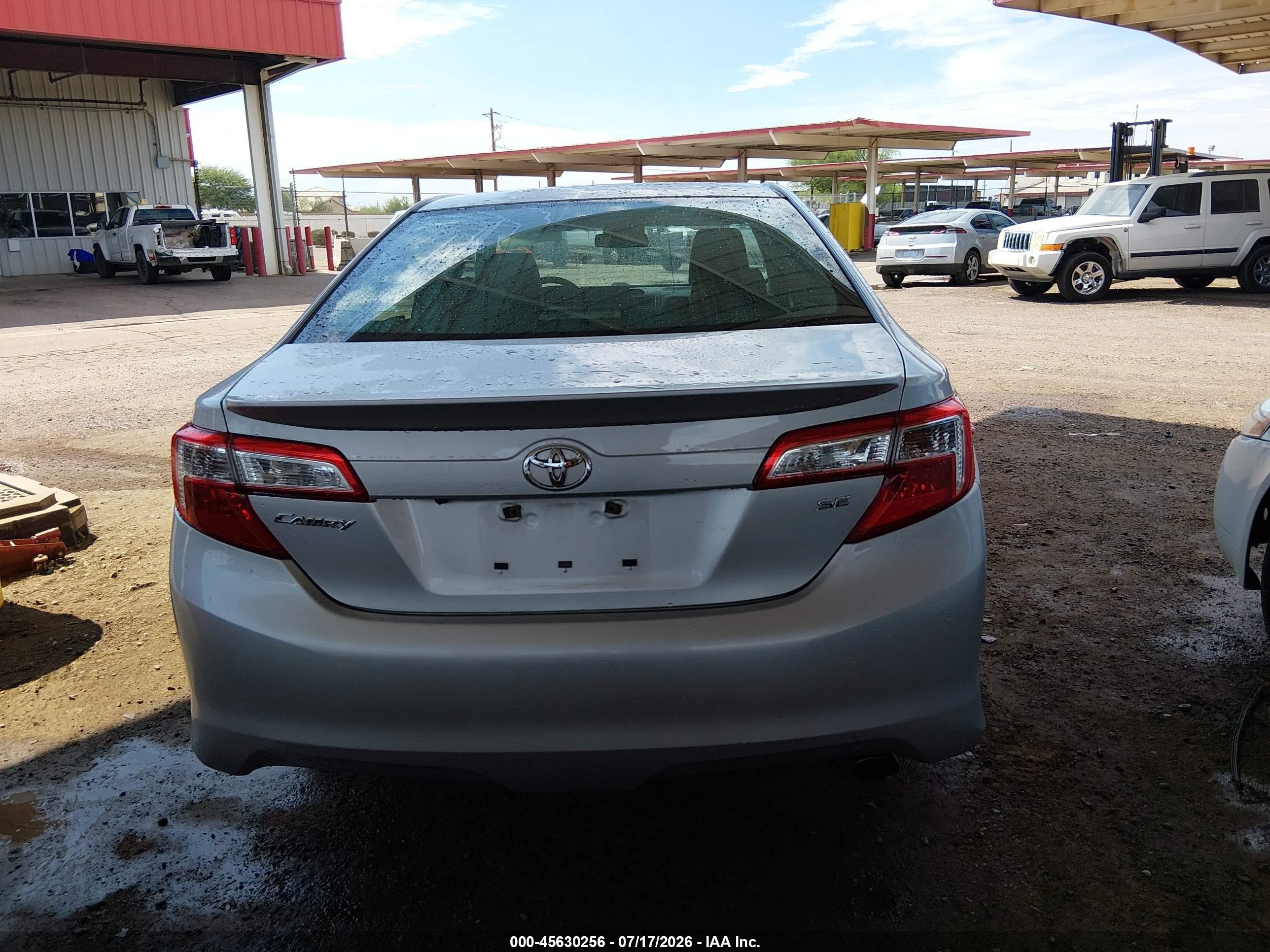 2014 Toyota Camry Se Silver vin: 4T1BF1FK7EU367964