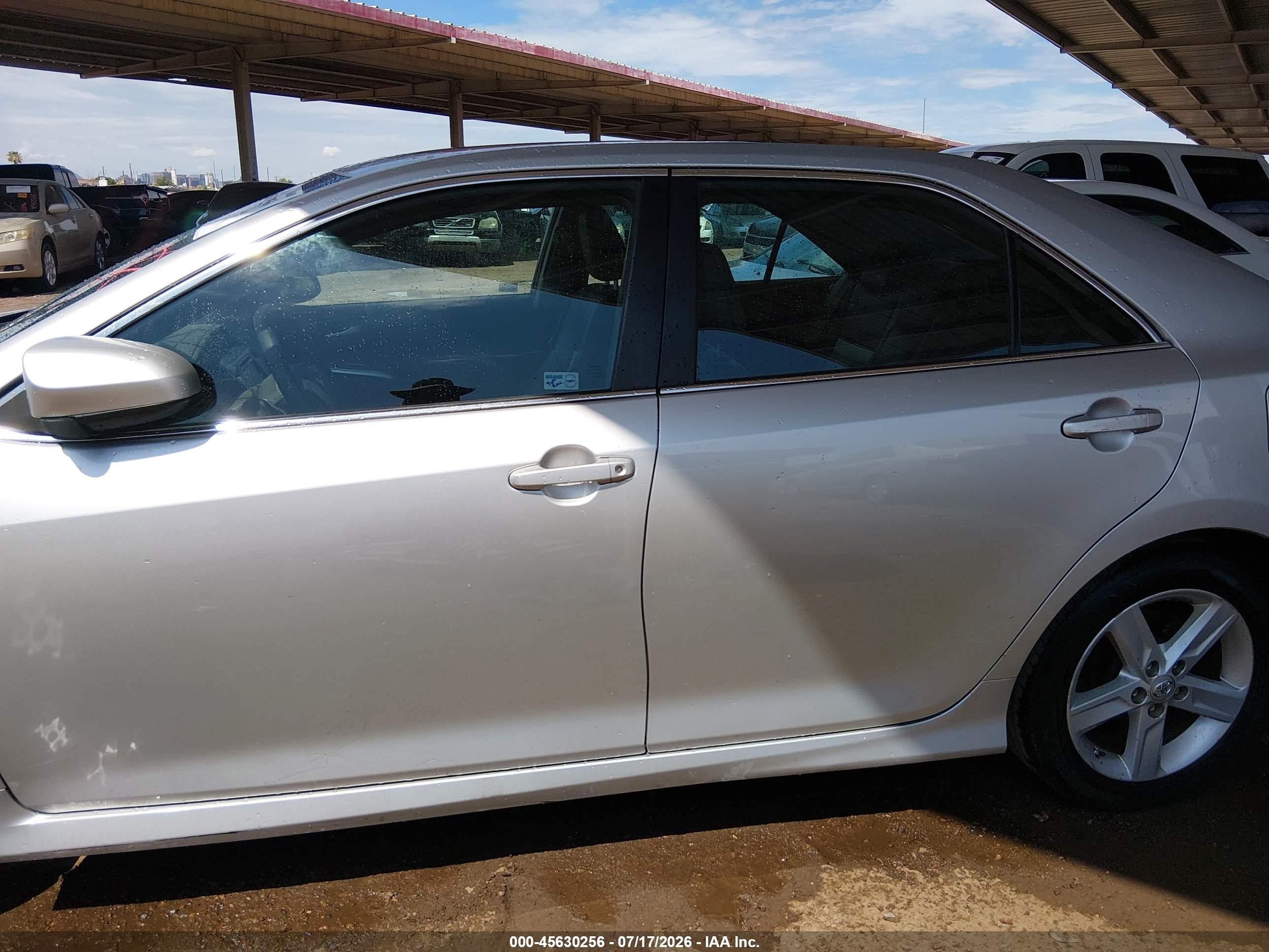 2014 Toyota Camry Se Silver vin: 4T1BF1FK7EU367964