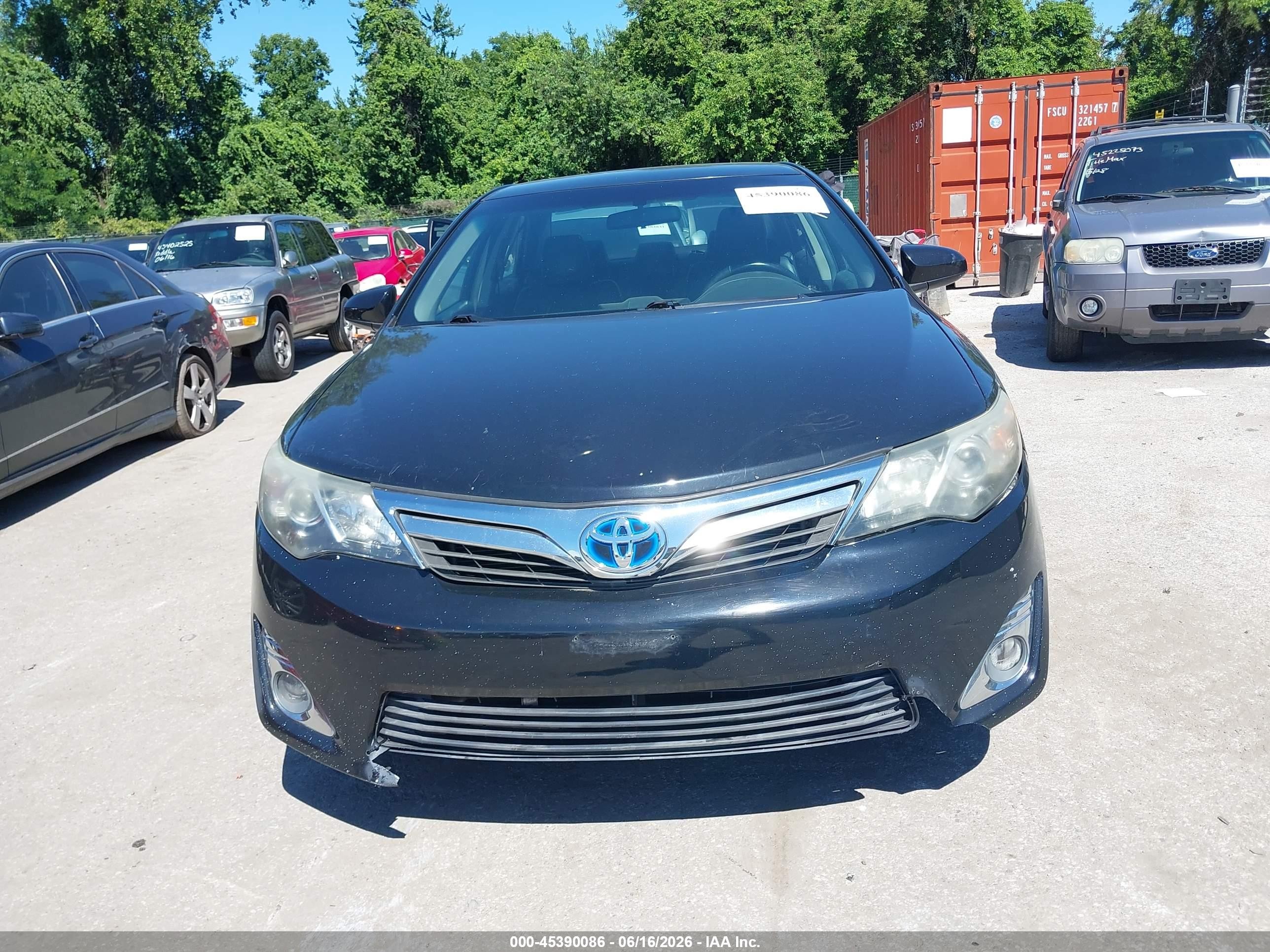 2014 Toyota Camry Se Black vin: 4T1BF1FK7EU373635