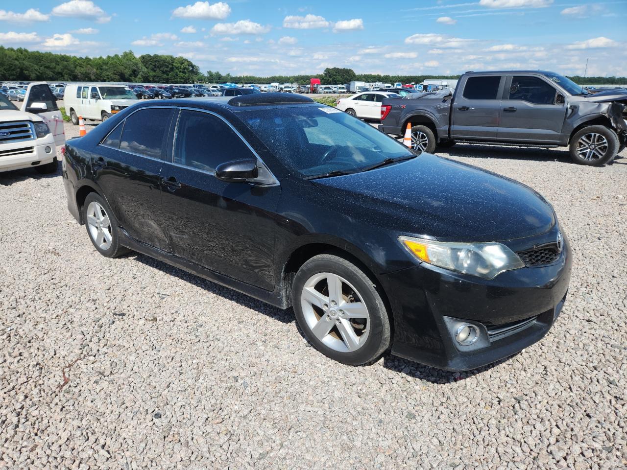2014 Toyota Camry Se Black vin: 4T1BF1FK7EU374123