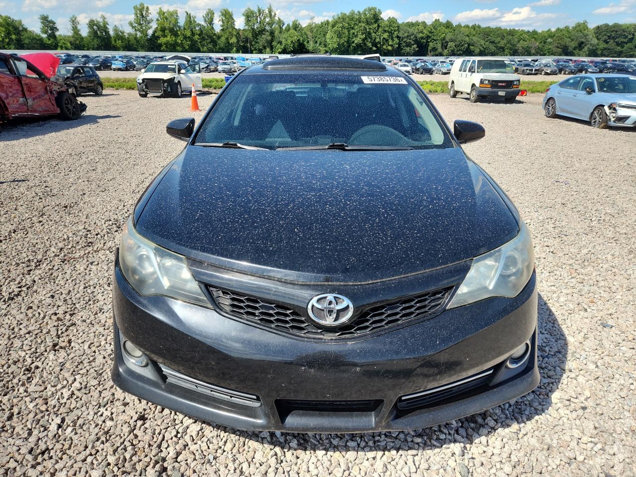 2014 Toyota Camry Se Black vin: 4T1BF1FK7EU374123