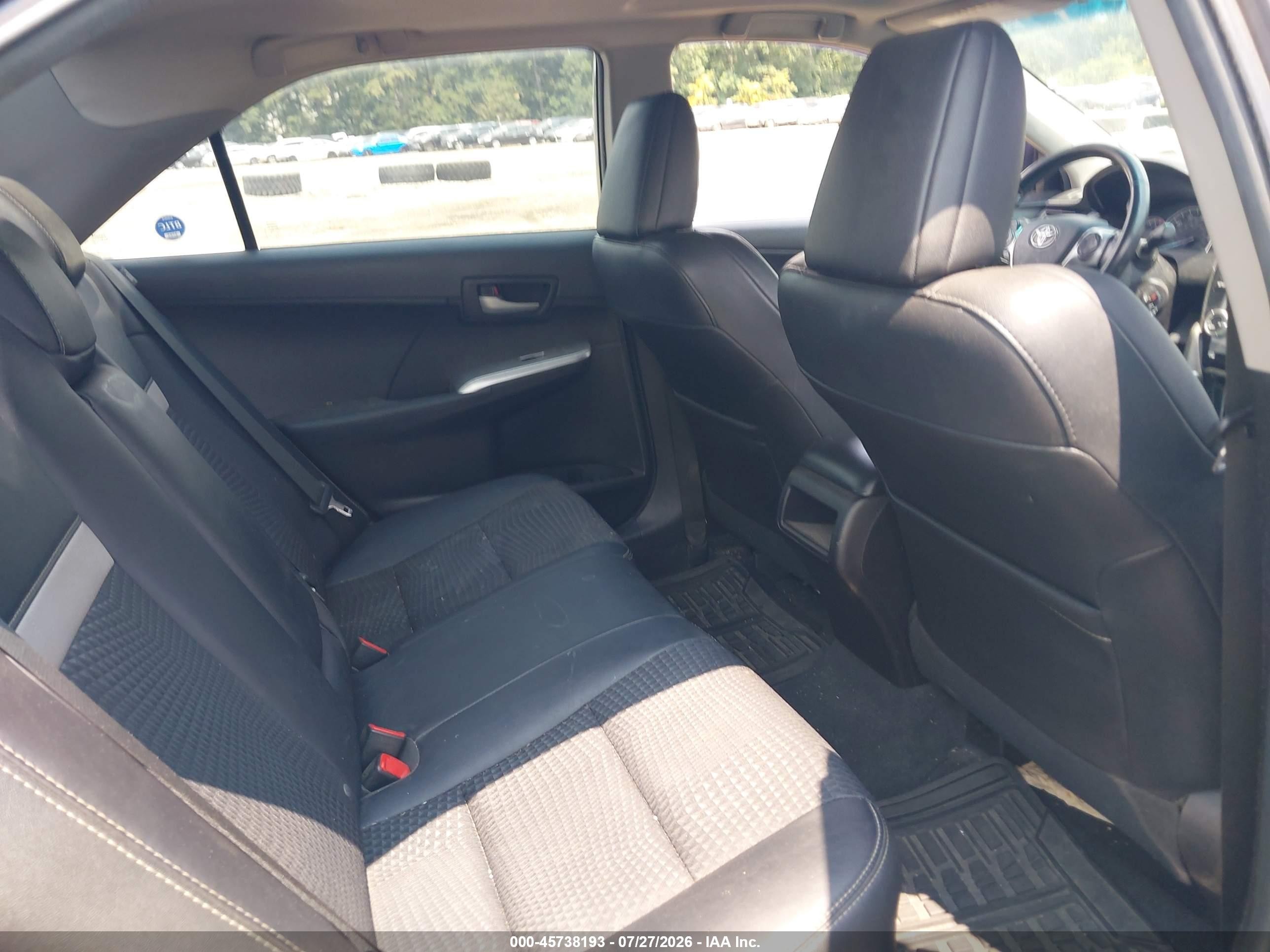2014 Toyota Camry Se Sport Gray vin: 4T1BF1FK7EU379113