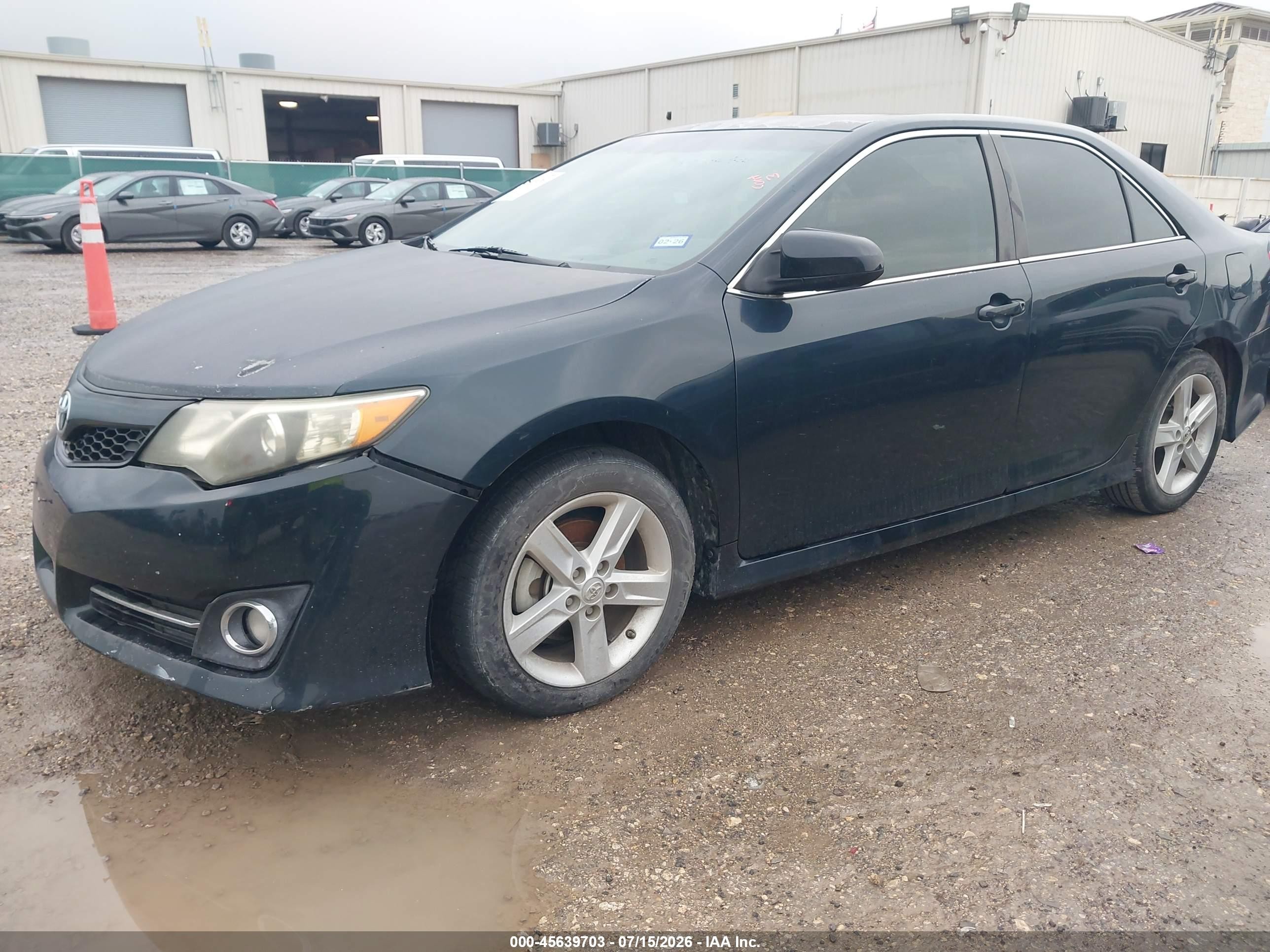 2014 Toyota Camry Se Dark Blue vin: 4T1BF1FK7EU379256