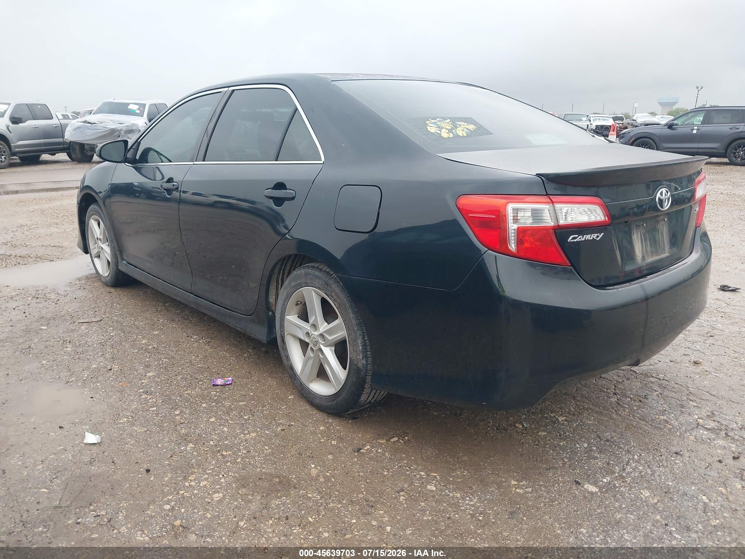2014 Toyota Camry Se Dark Blue vin: 4T1BF1FK7EU379256