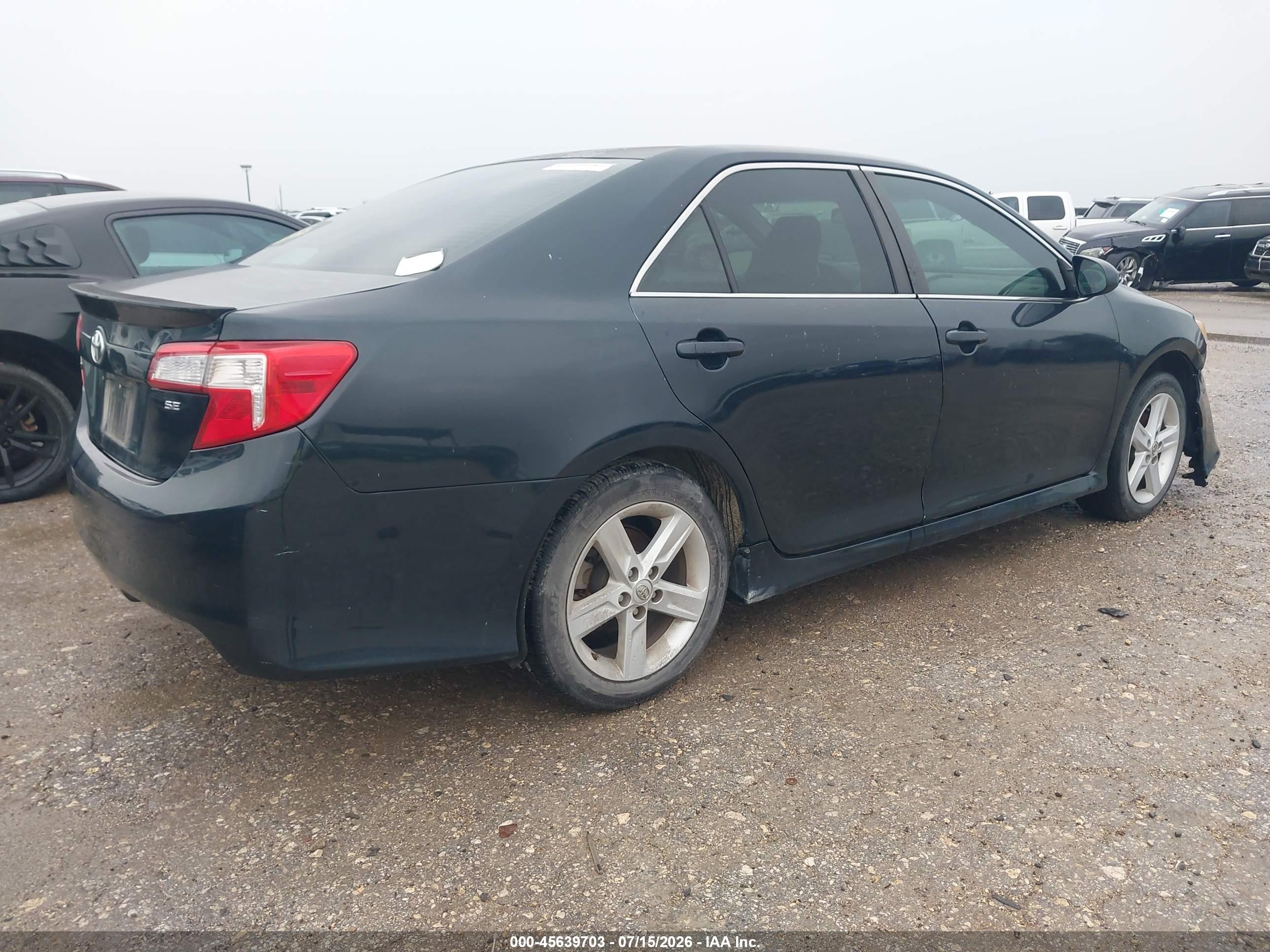 2014 Toyota Camry Se Dark Blue vin: 4T1BF1FK7EU379256