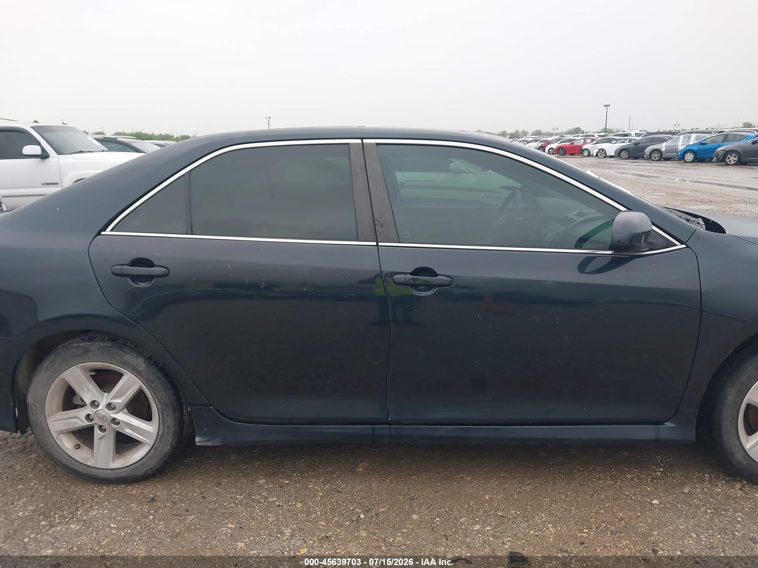 2014 Toyota Camry Se Dark Blue vin: 4T1BF1FK7EU379256
