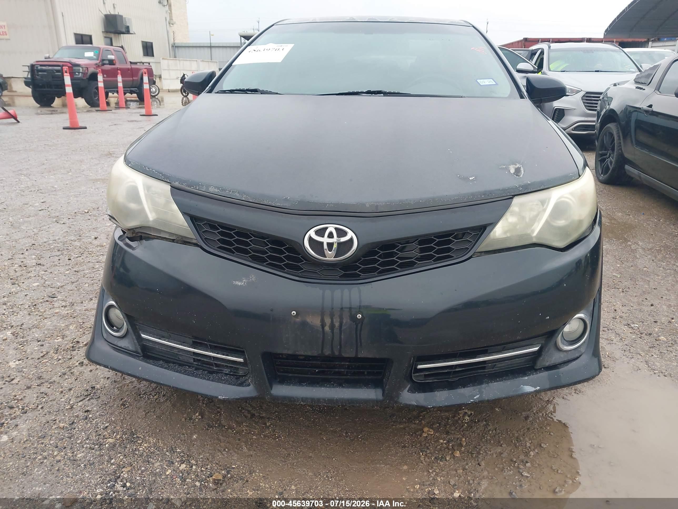 2014 Toyota Camry Se Dark Blue vin: 4T1BF1FK7EU379256
