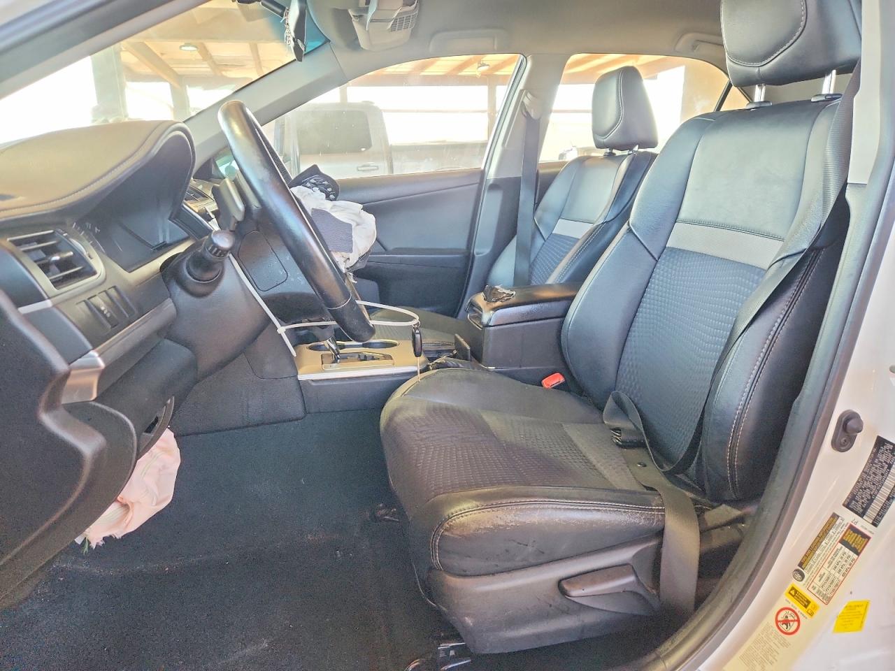 2014 Toyota Camry Se White vin: 4T1BF1FK7EU403474