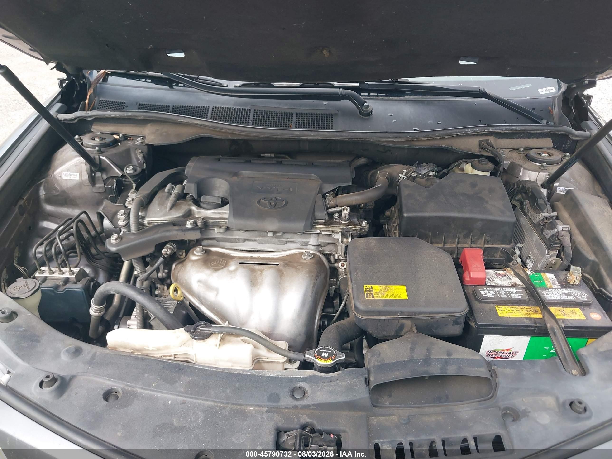 2014 Toyota Camry Se Gray vin: 4T1BF1FK7EU414670