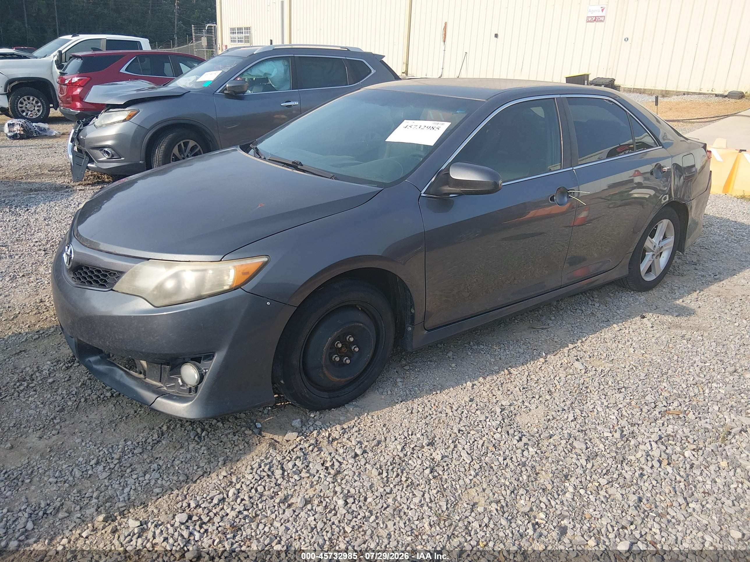 2014 Toyota Camry Se Gray vin: 4T1BF1FK7EU422025