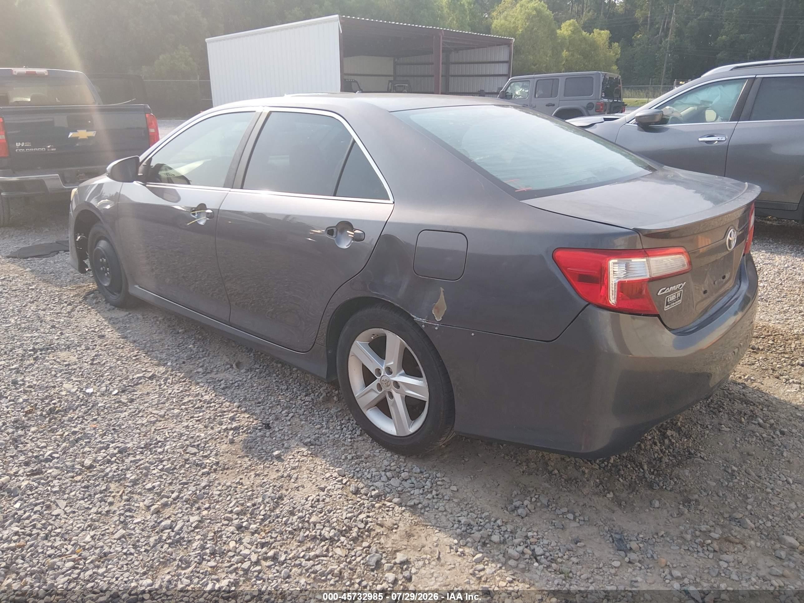 2014 Toyota Camry Se Gray vin: 4T1BF1FK7EU422025