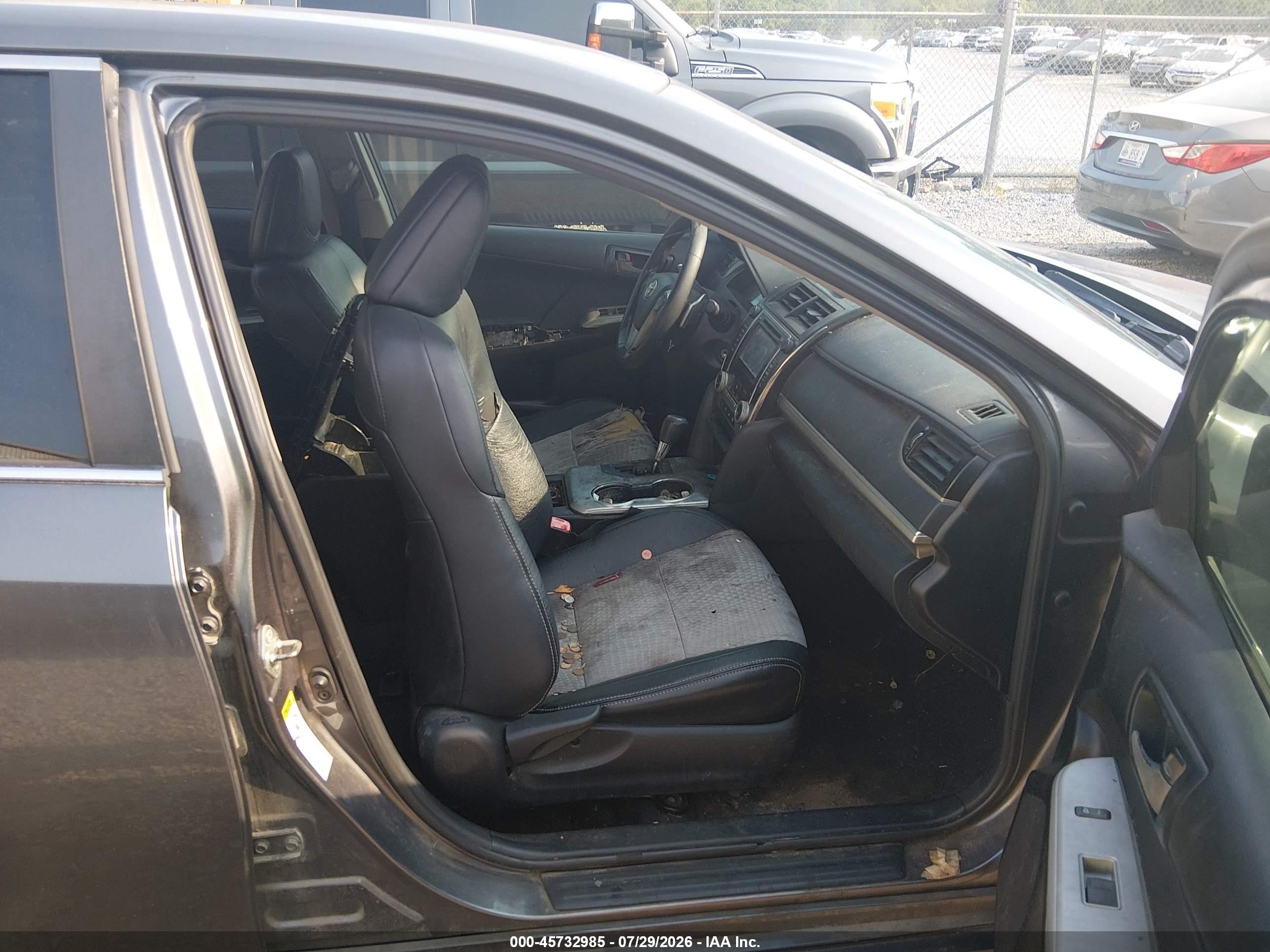 2014 Toyota Camry Se Gray vin: 4T1BF1FK7EU422025