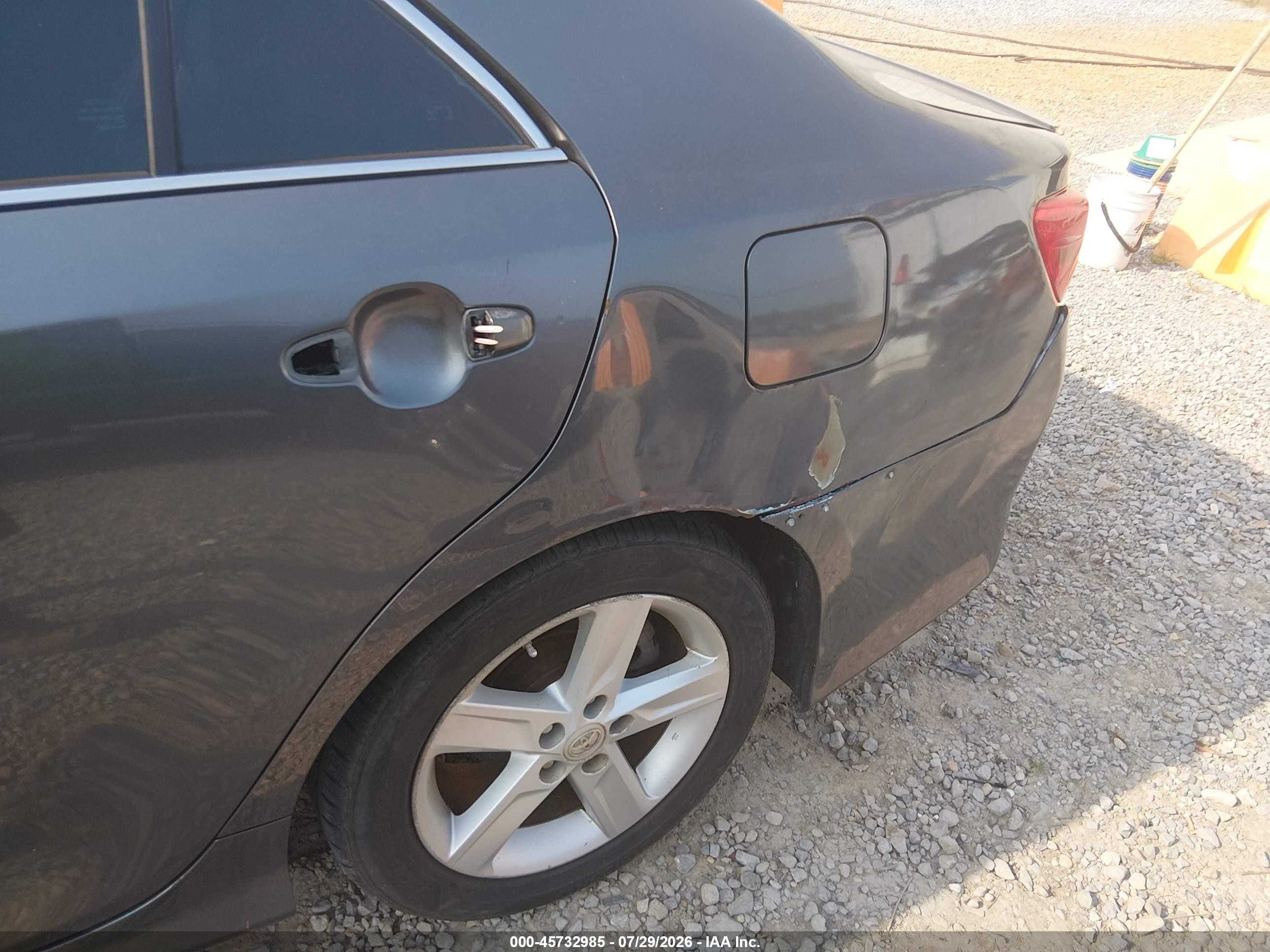 2014 Toyota Camry Se Gray vin: 4T1BF1FK7EU422025