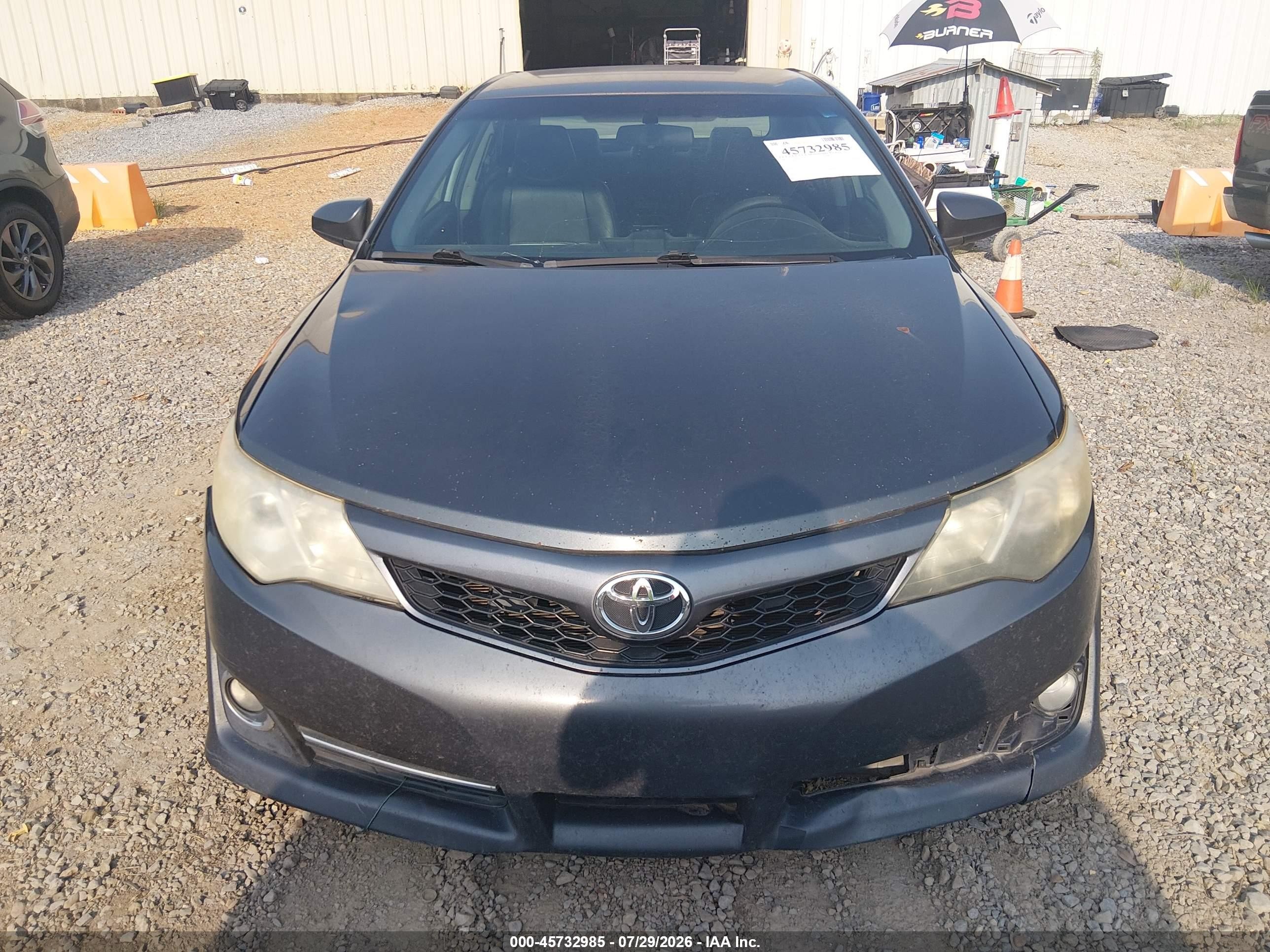 2014 Toyota Camry Se Gray vin: 4T1BF1FK7EU422025