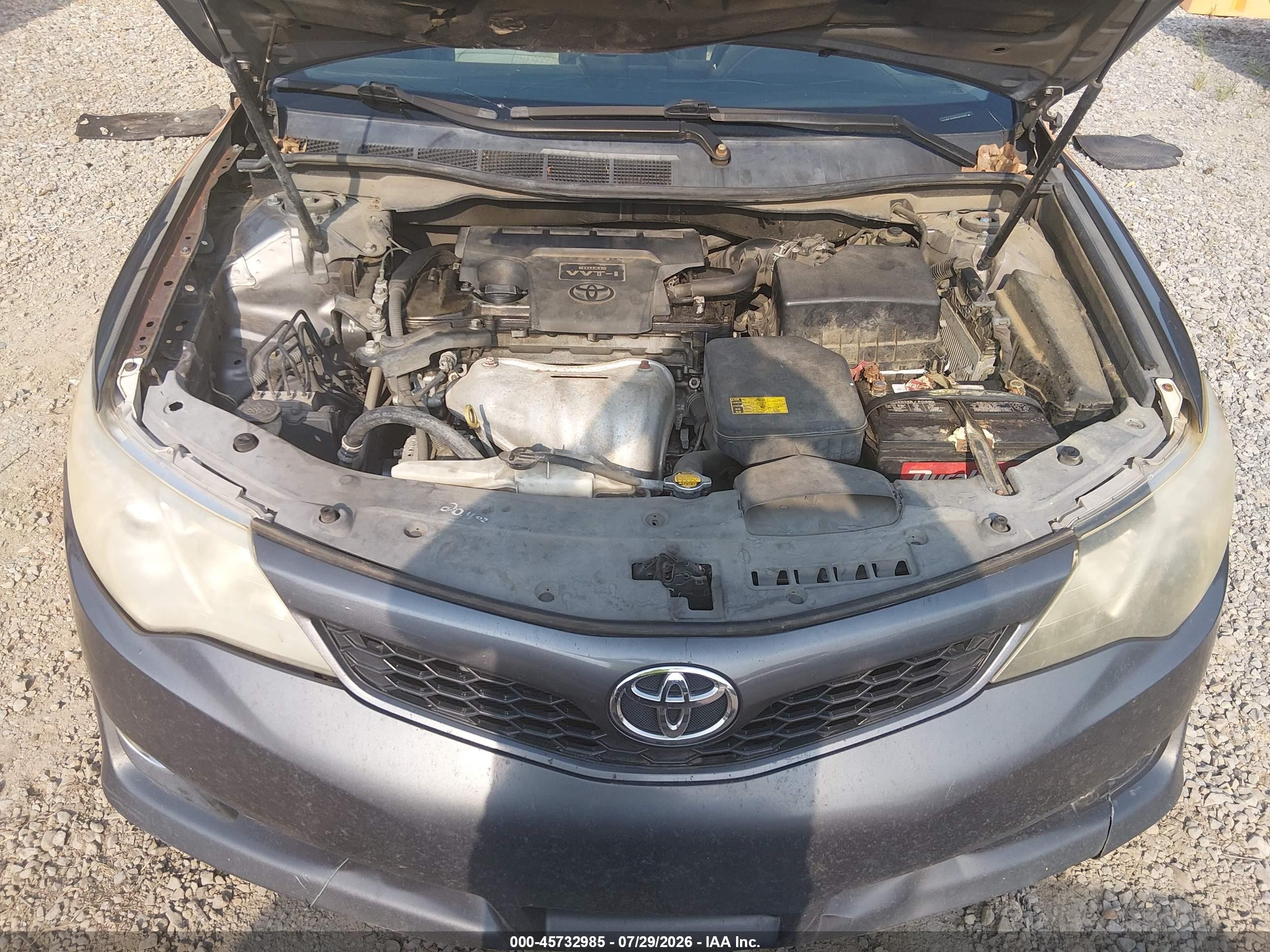 2014 Toyota Camry Se Gray vin: 4T1BF1FK7EU422025