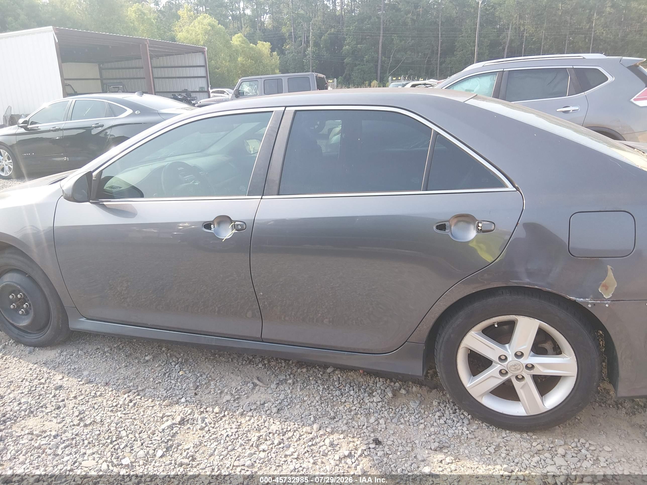 2014 Toyota Camry Se Gray vin: 4T1BF1FK7EU422025