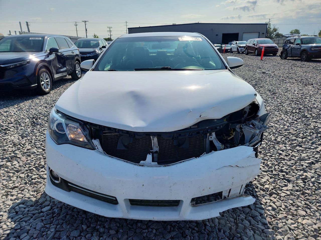 2014 Toyota Camry Se White vin: 4T1BF1FK7EU434689