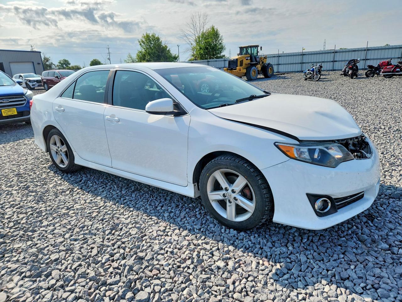 2014 Toyota Camry Se White vin: 4T1BF1FK7EU434689