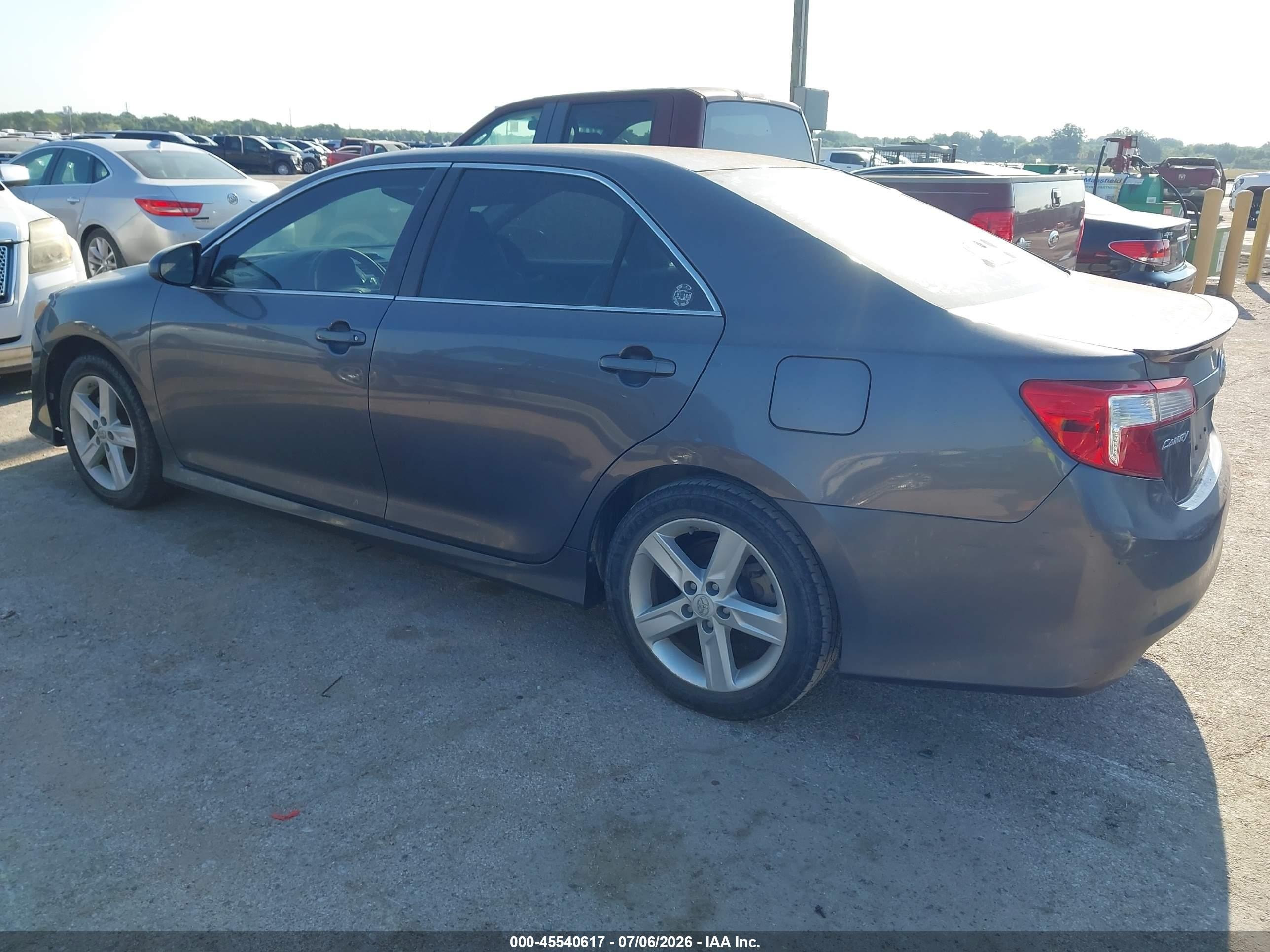 2014 Toyota Camry Se Gray vin: 4T1BF1FK7EU435311